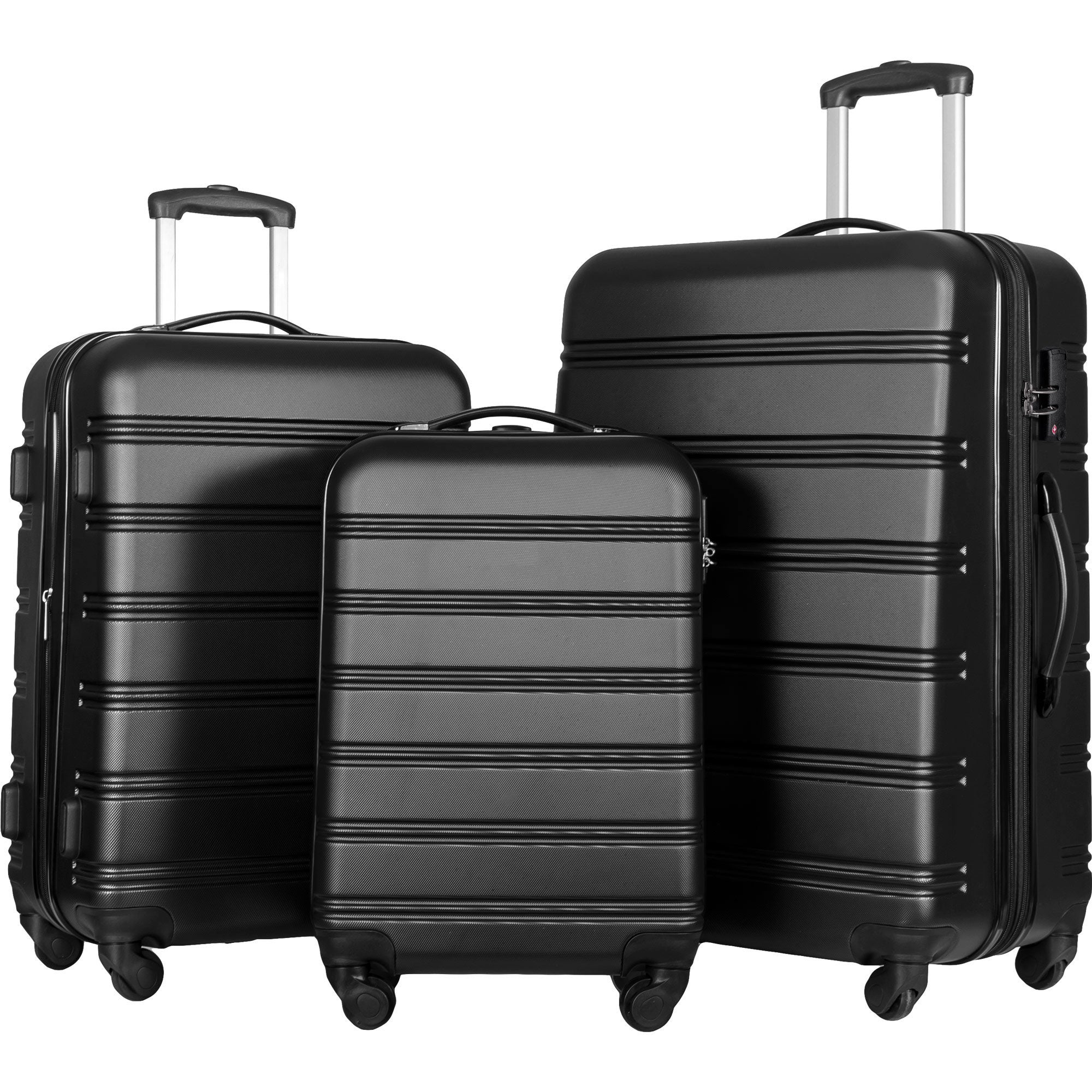Hardside Spinner Luggage Set w/TSA Lock (20/24/28")