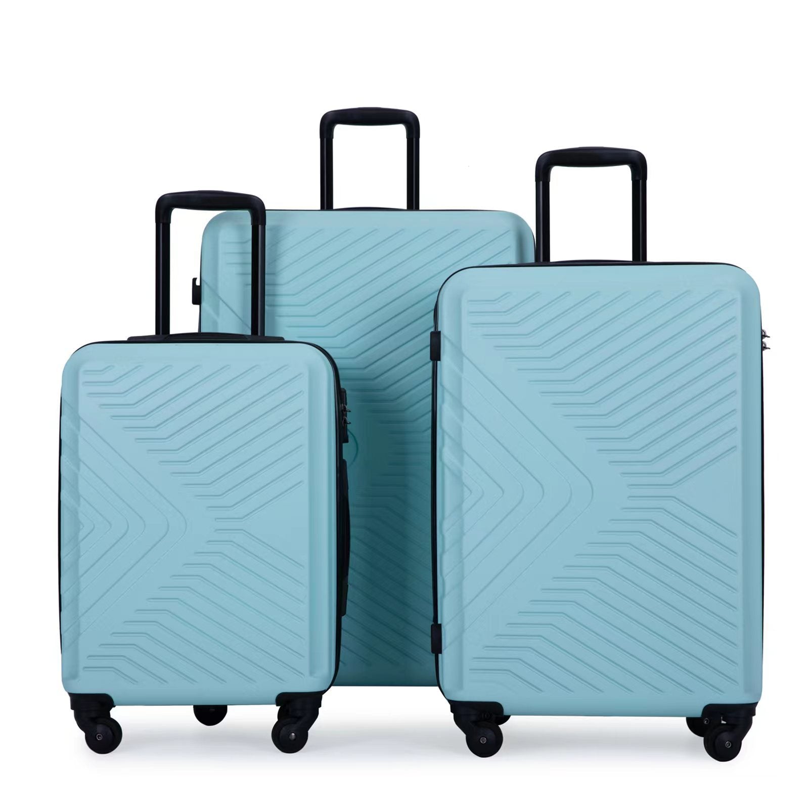 Lightweight ABS Luggage Set w/ Spinner Wheels