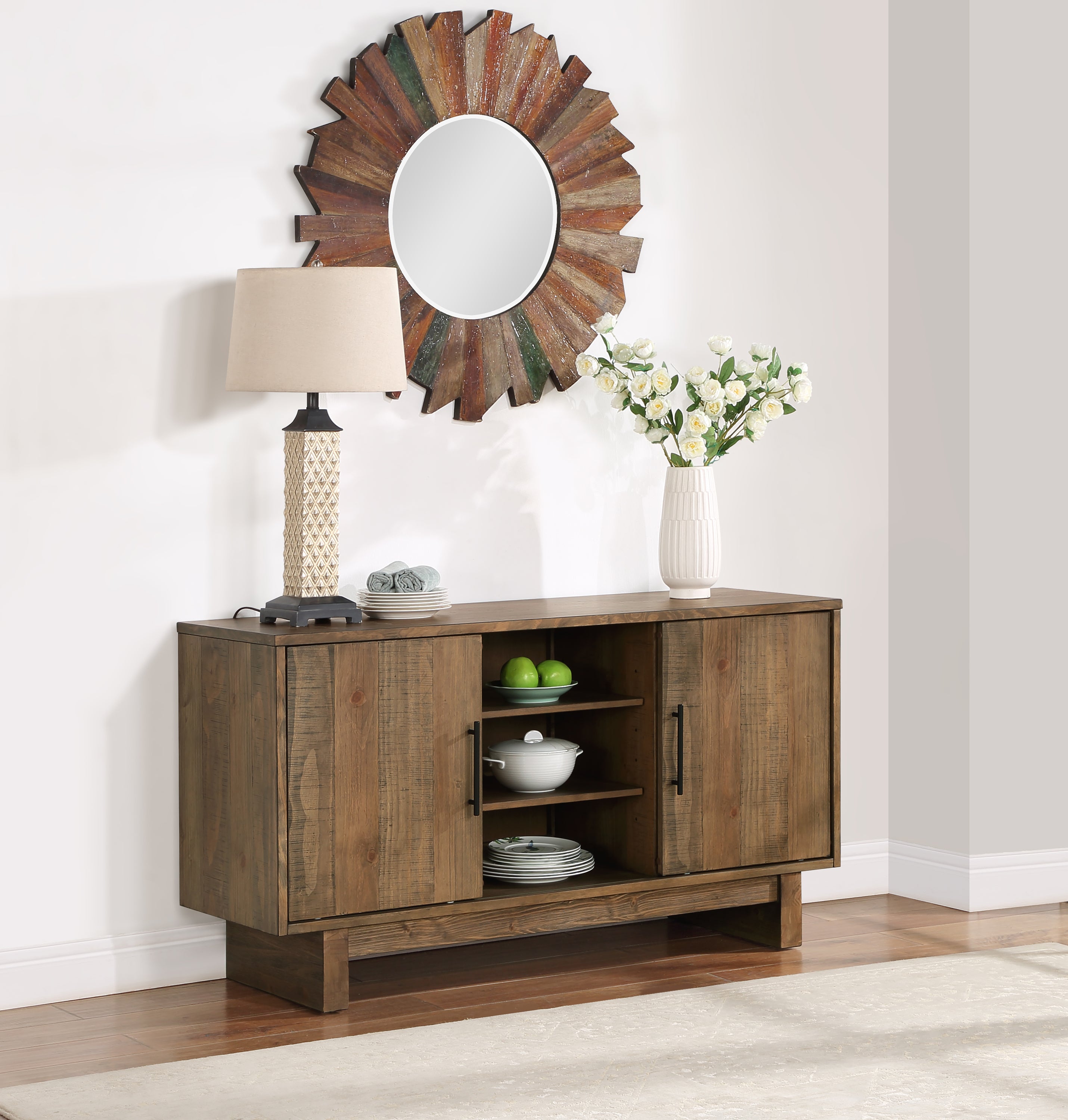 Atmore Server: Dark Brown Patio Furniture