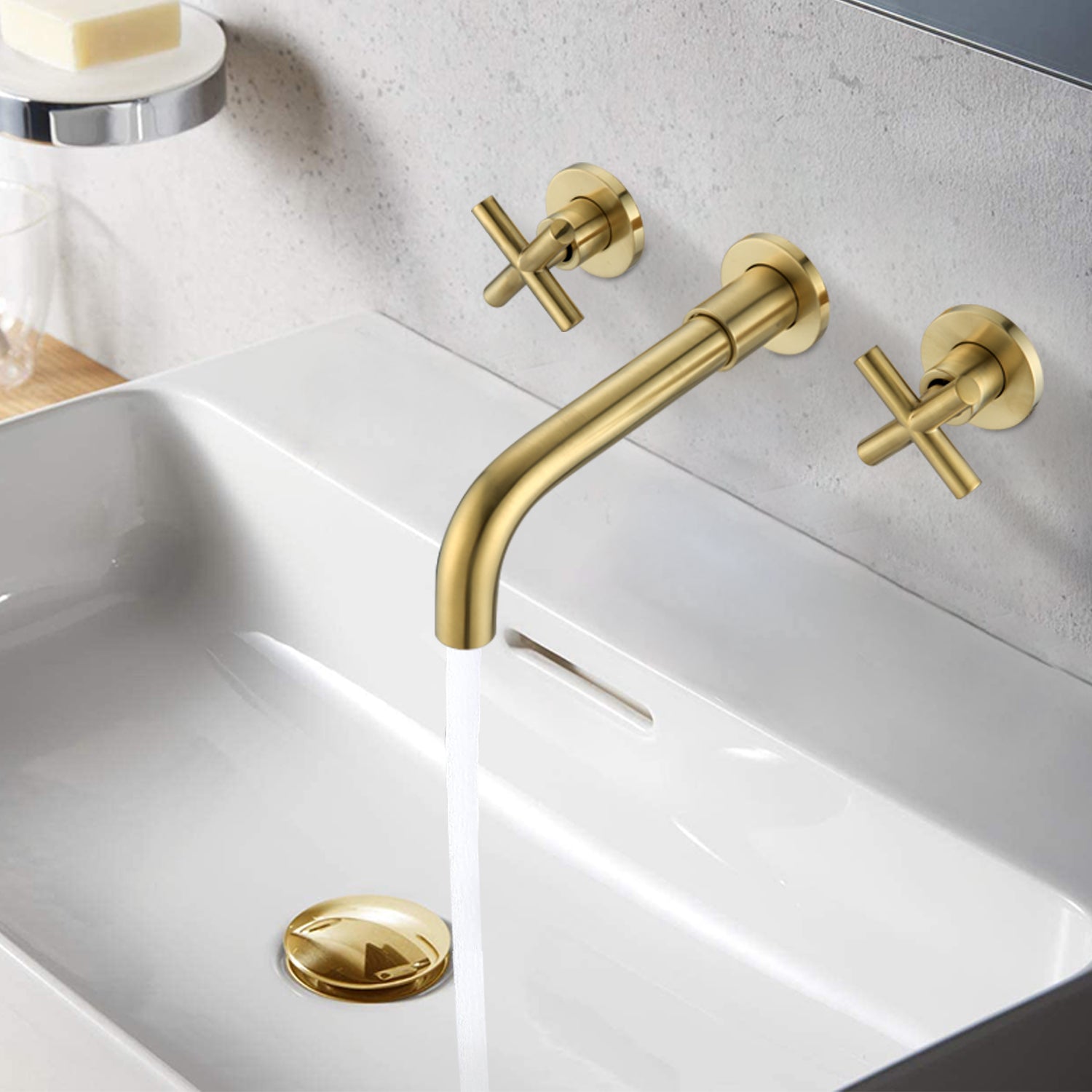 Wall-Mounted Bathroom Faucet: Sink & Style