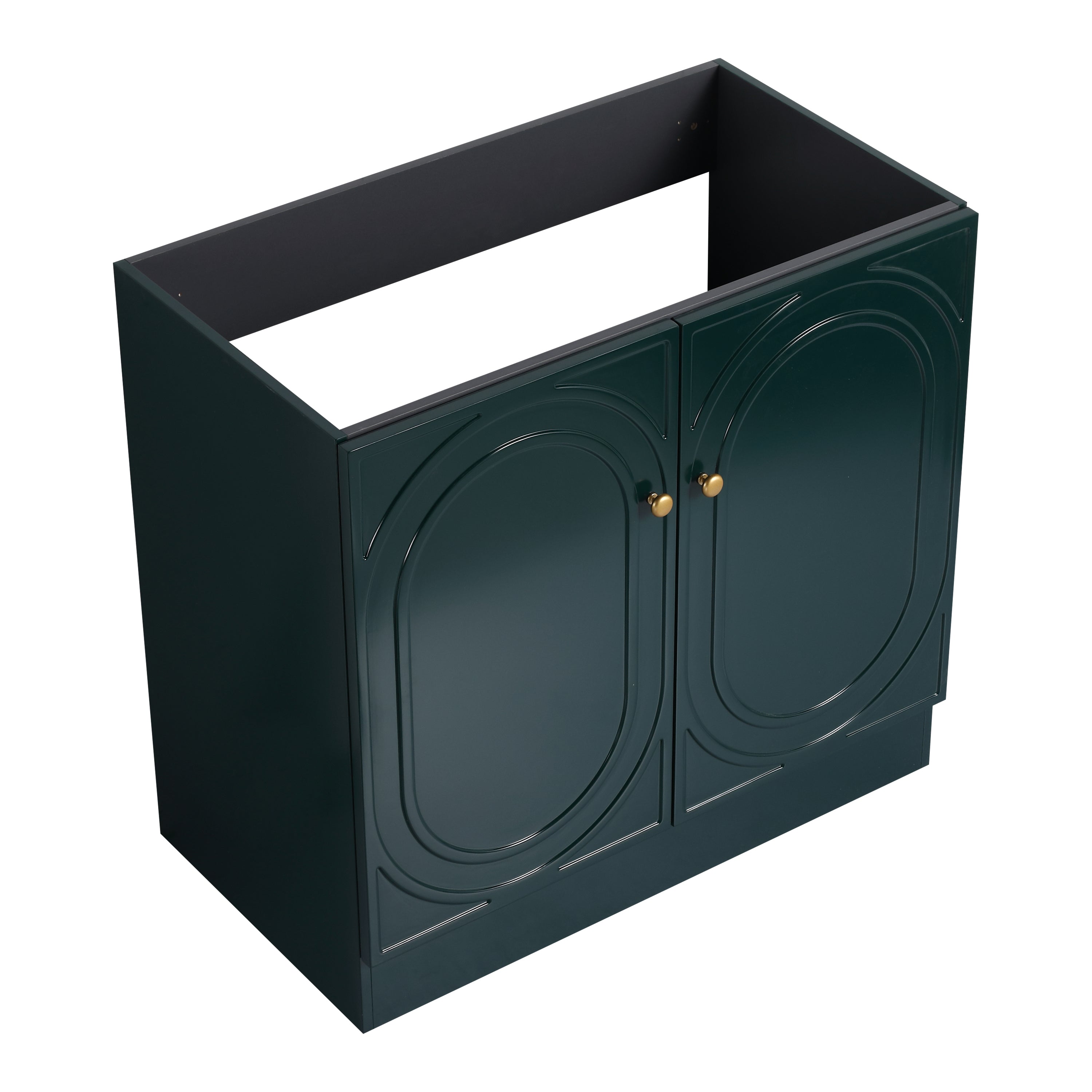36" Freestanding Bathroom Vanity: 2 Soft-Close Doors