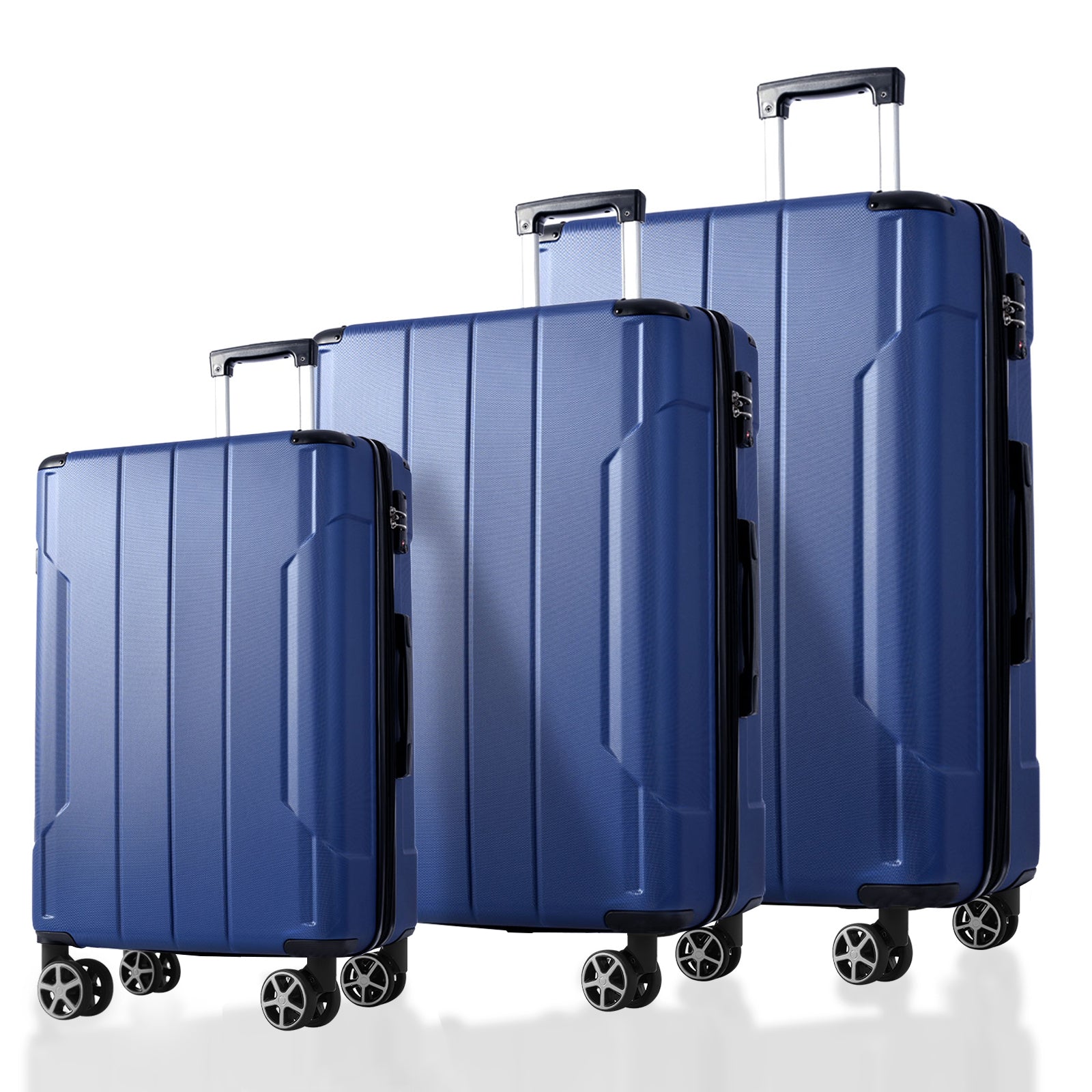 Expandable Hard Shell Luggage Set w/TSA Lock