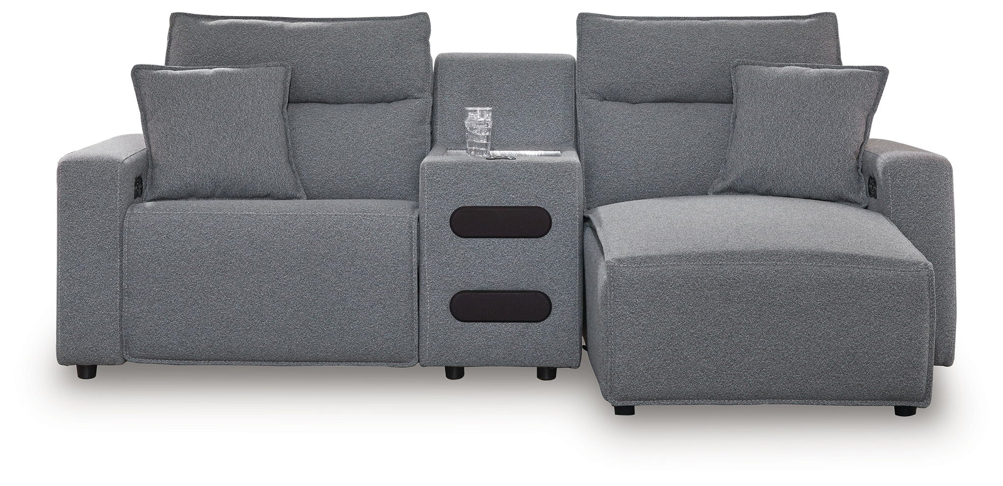 Modmax II - Reclining Sectional - Salt And Pepper