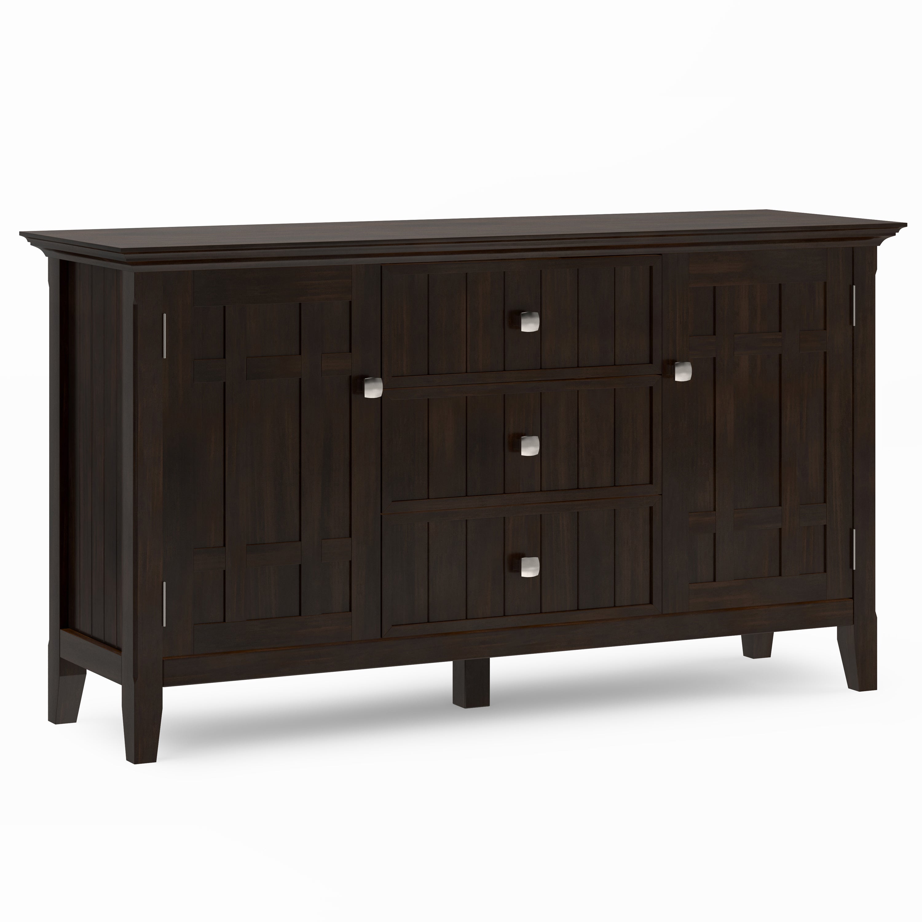 Bedford Sideboard Buffet - Dark Tobacco Brown Patio Furniture