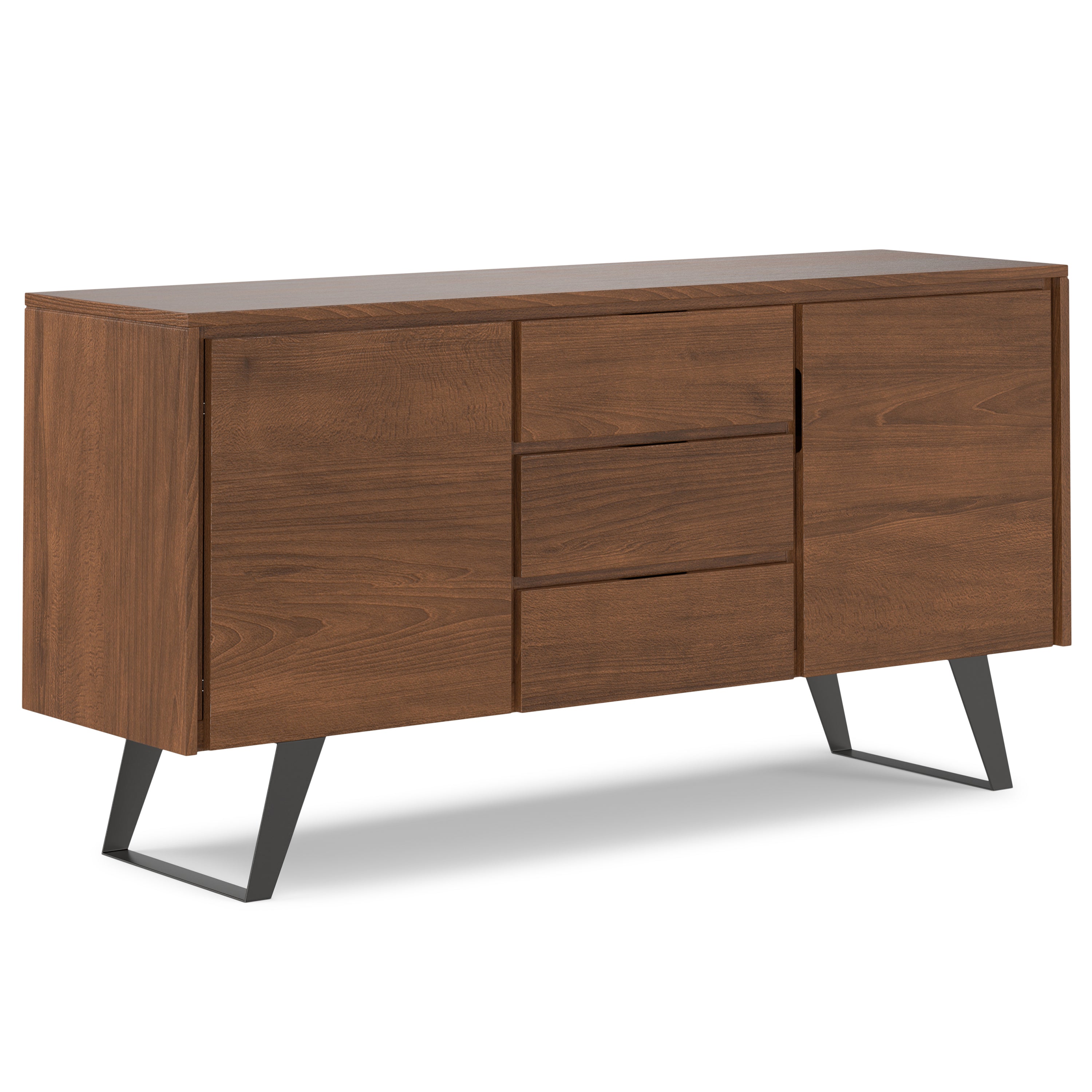 Lowry Sideboard Buffet - Walnut Veneer Patio Furniture