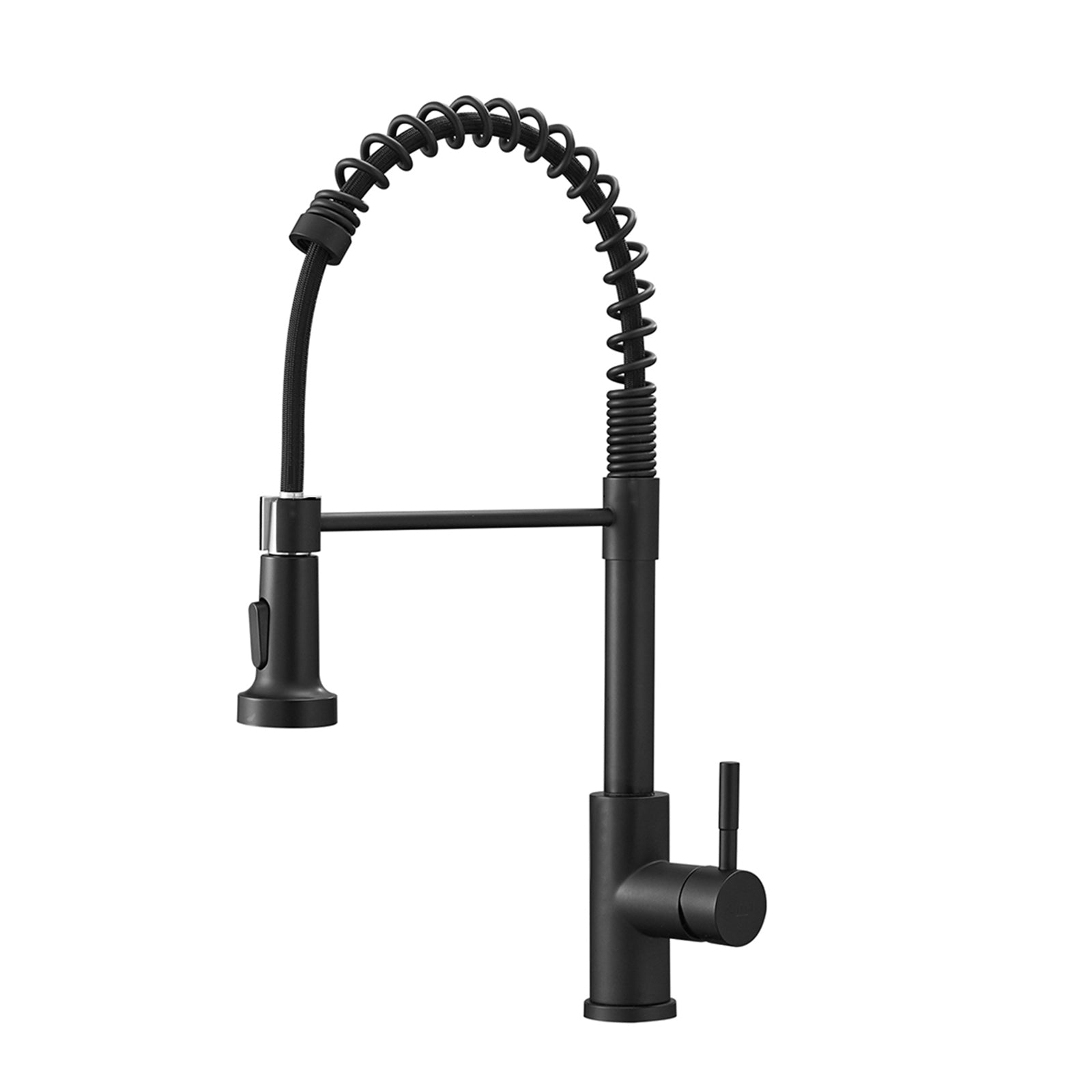 Black Stainless Steel Kitchen Faucet with Sprayer
