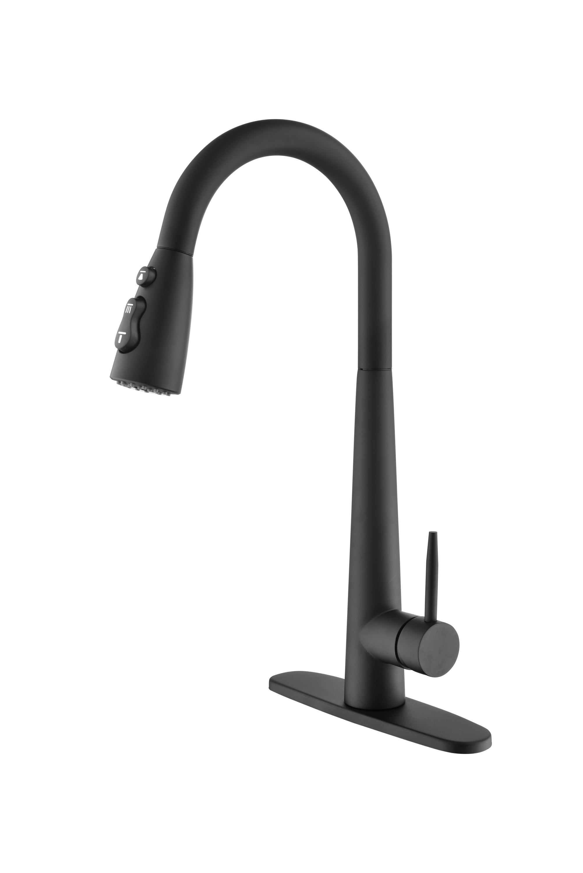 High-Arc Pull-Down Kitchen Faucet, Stainless Steel