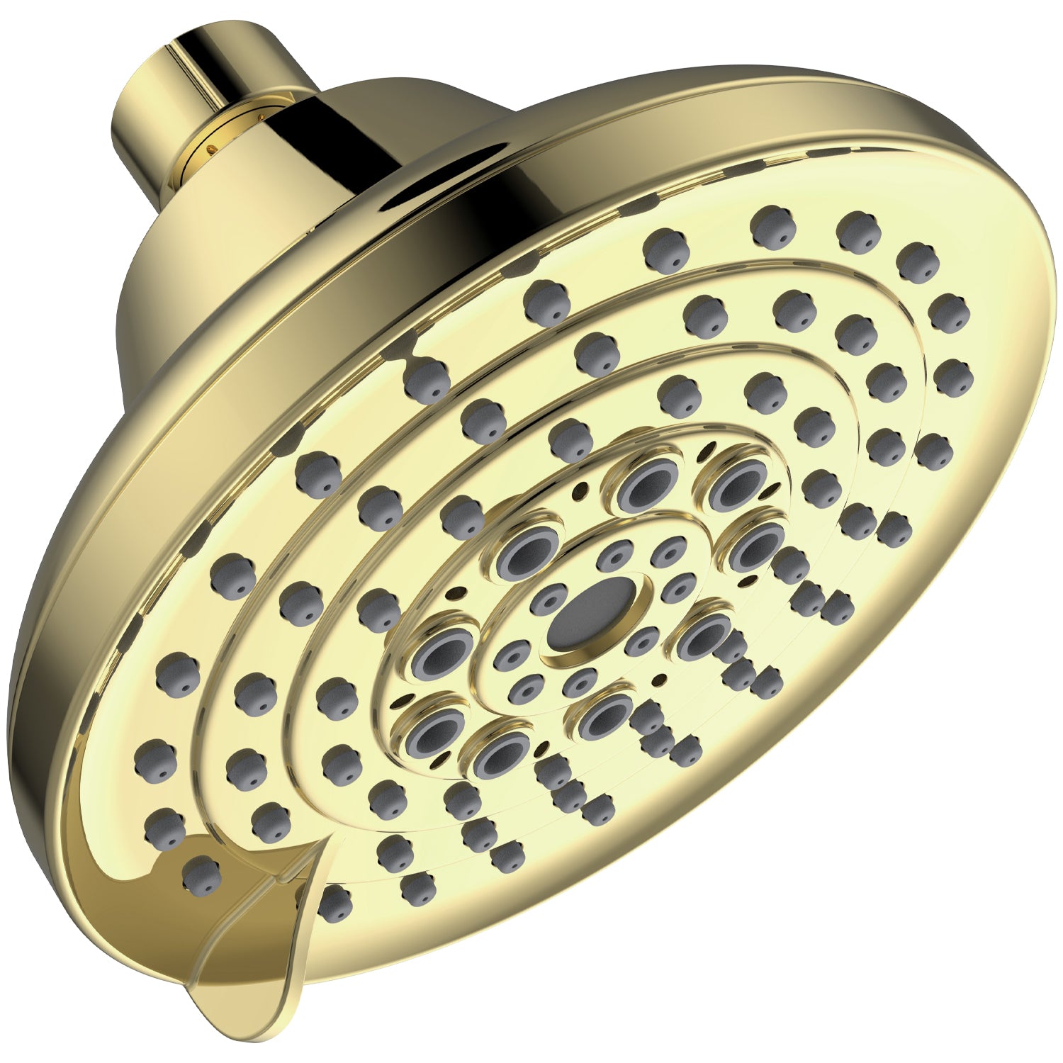 Luxury Gold Shower Head: 6 Spray Settings