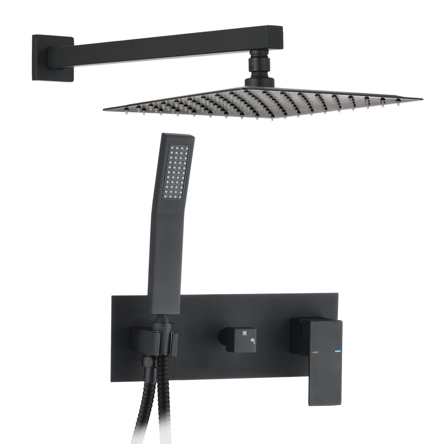 Matte Black Shower Set: Hot Sale, Wall Mount