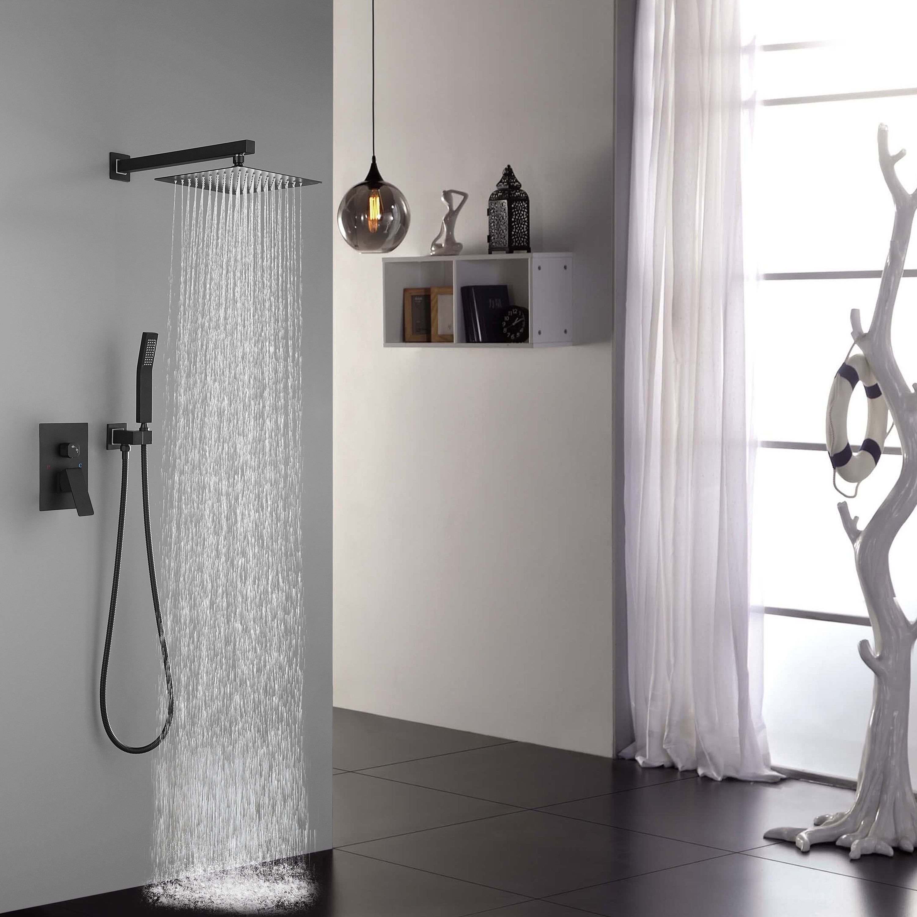 Luxury 10" Rain Shower Head Combo Set