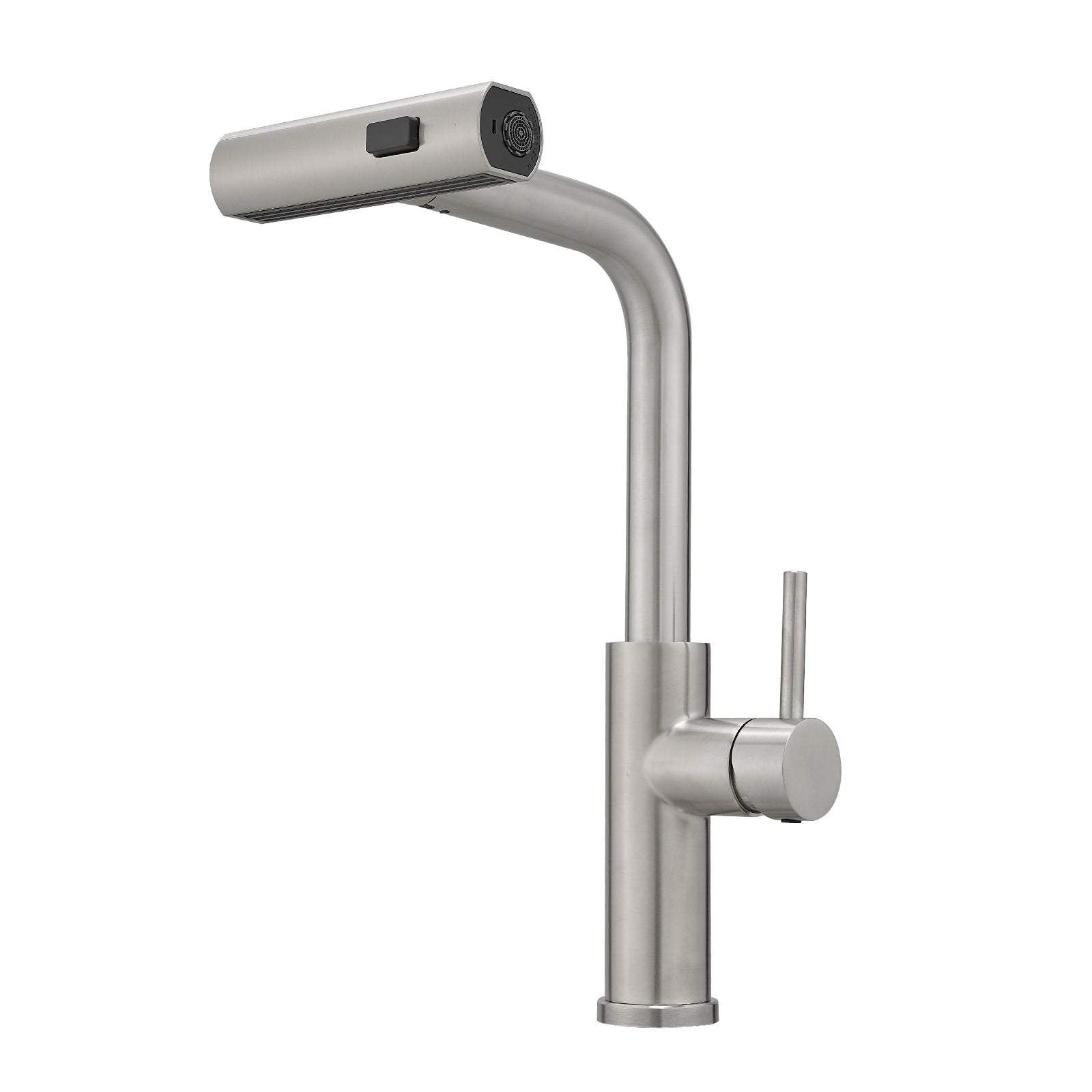 Brushed Nickel Kitchen Faucet with Sprayer