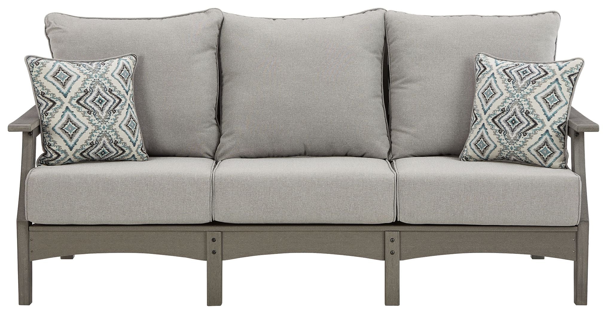 Visola - Sofa with Cushion - Gray