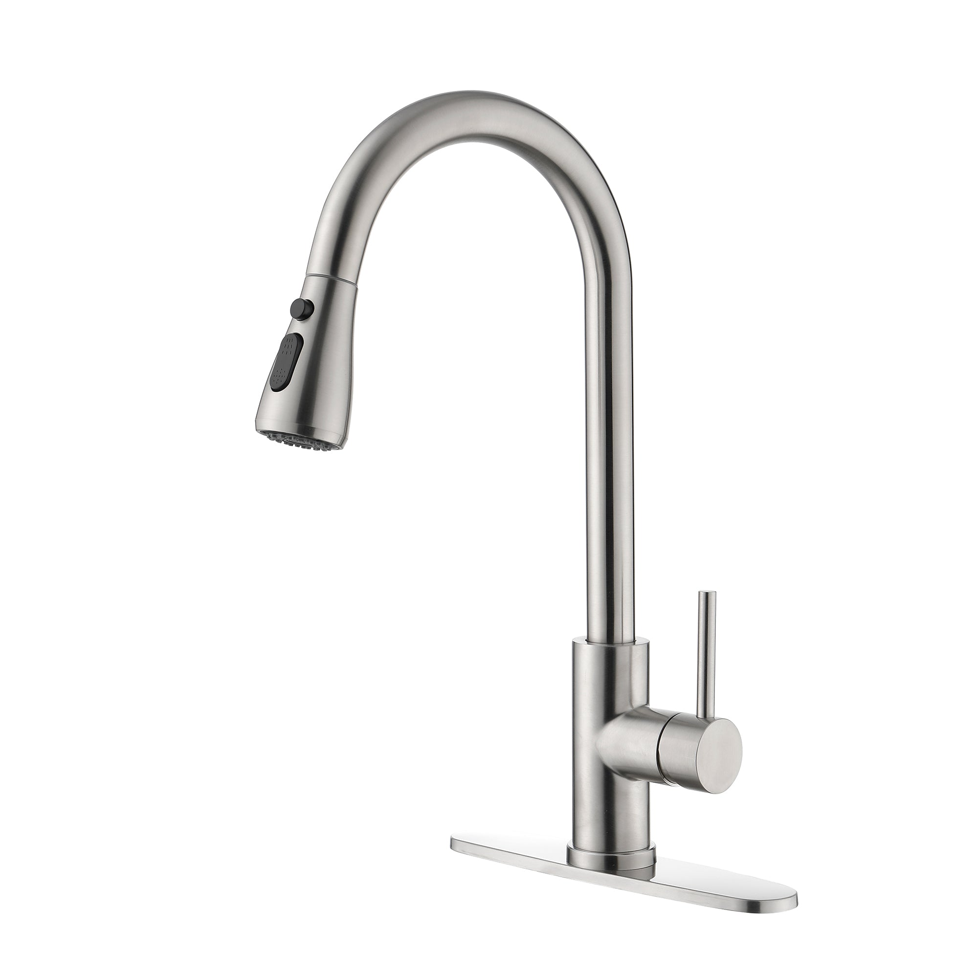 Pull-Out Spray Kitchen Faucet: Single Handle