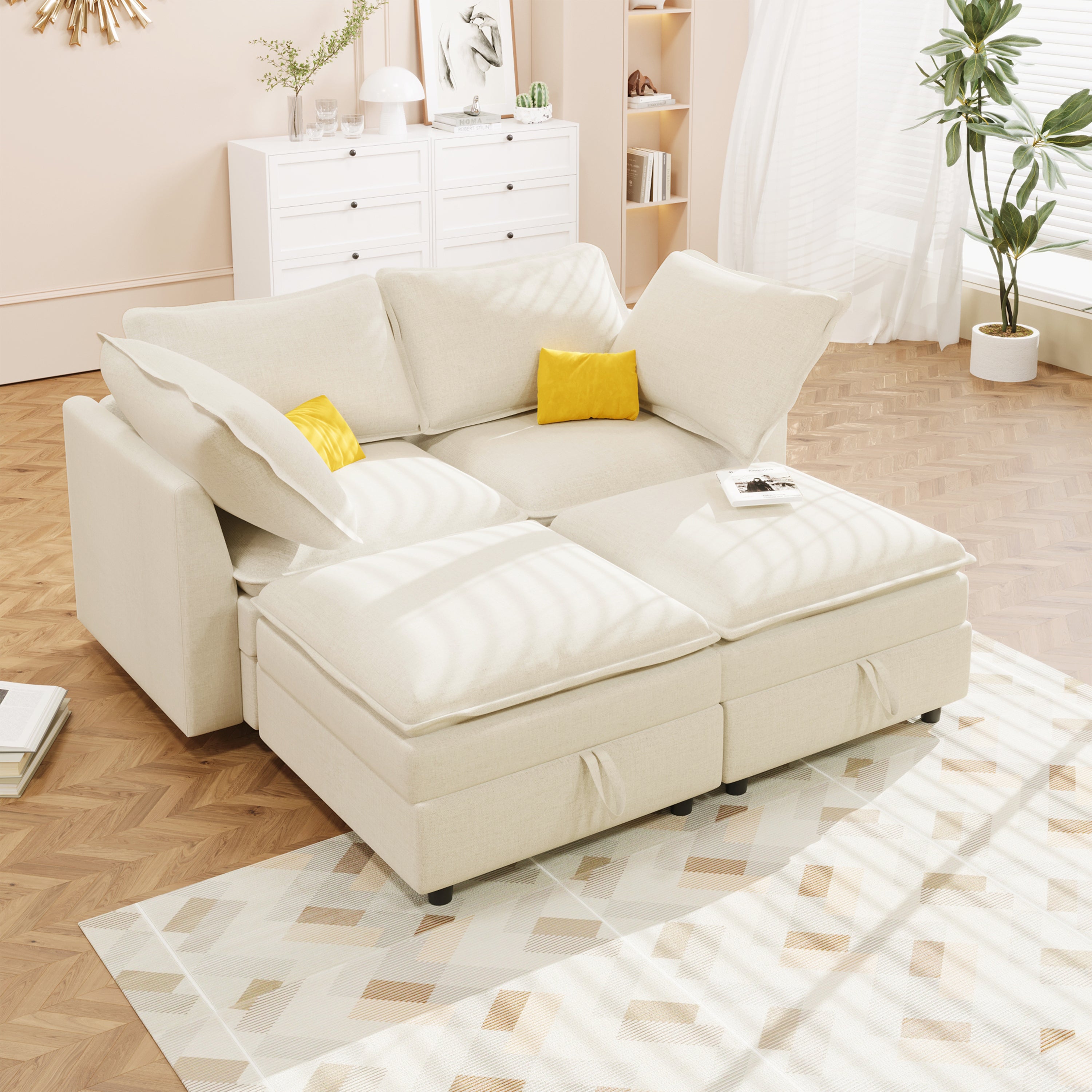 Mirod Modular Sofa: Storage, Style & Comfort