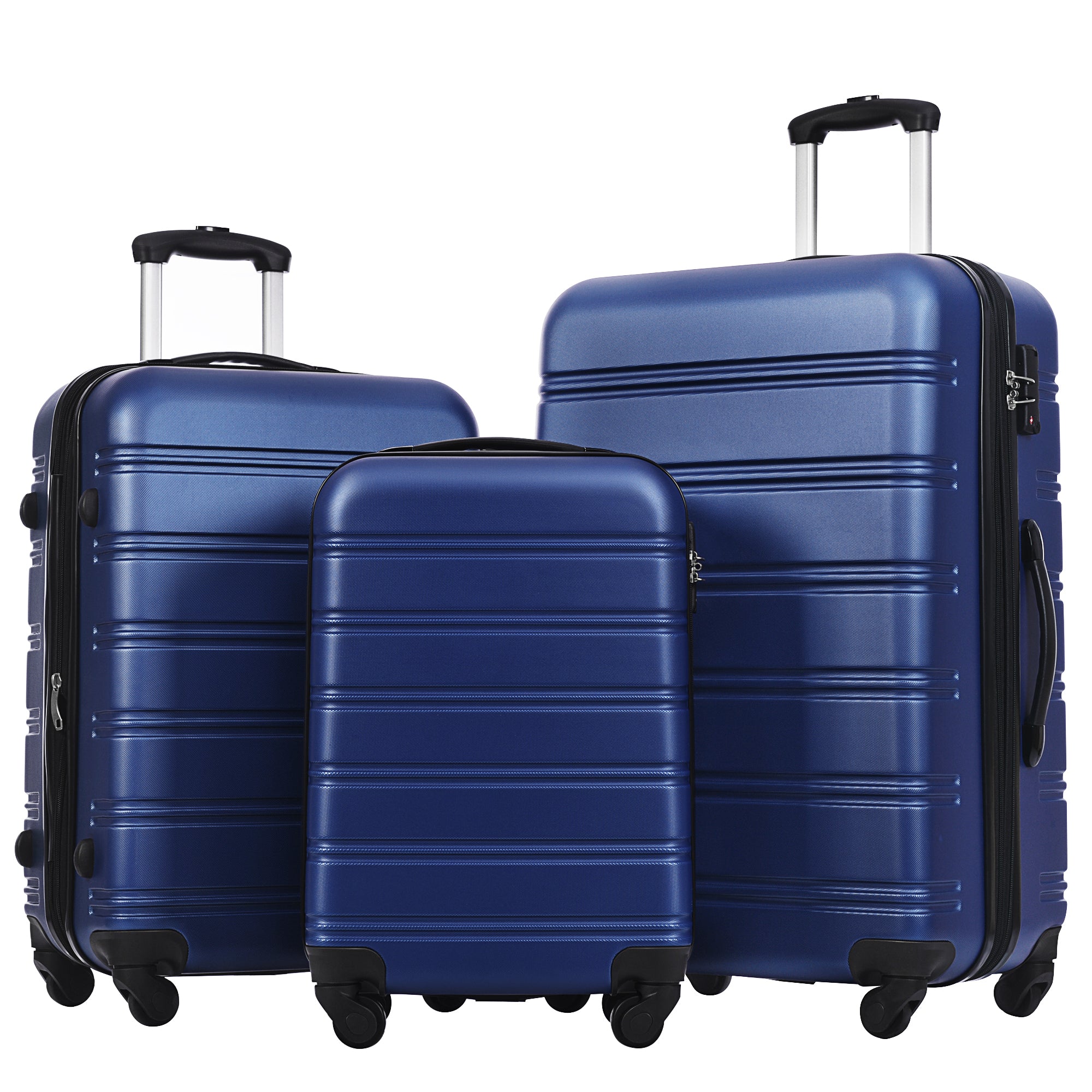Hardside Luggage Set w/TSA Lock: 20", 24", 28"