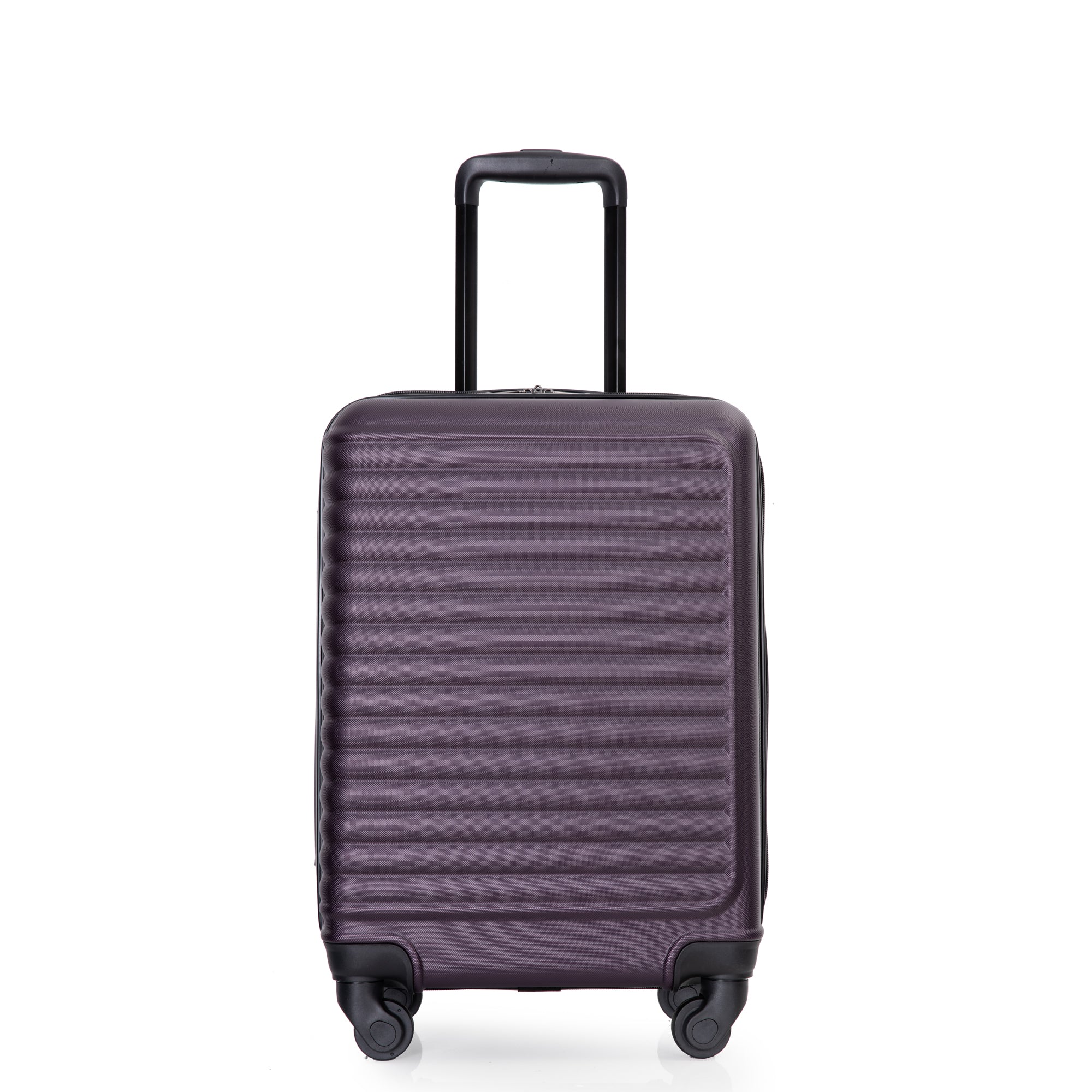 Lightweight Purple Carry-On Suitcase w/ Spinner Wheels
