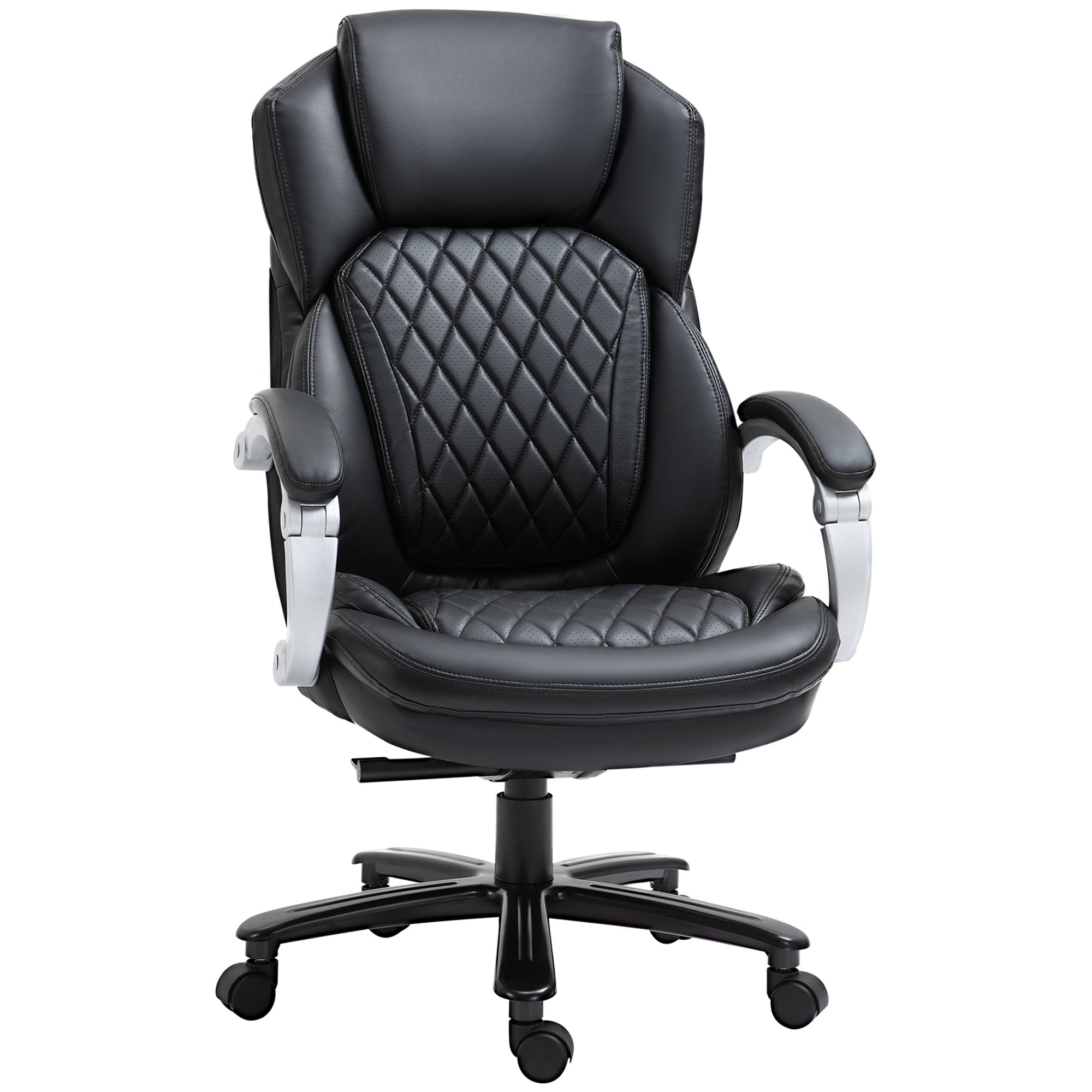 Big & Tall Executive Chair, Wide Seat, High Back, Black