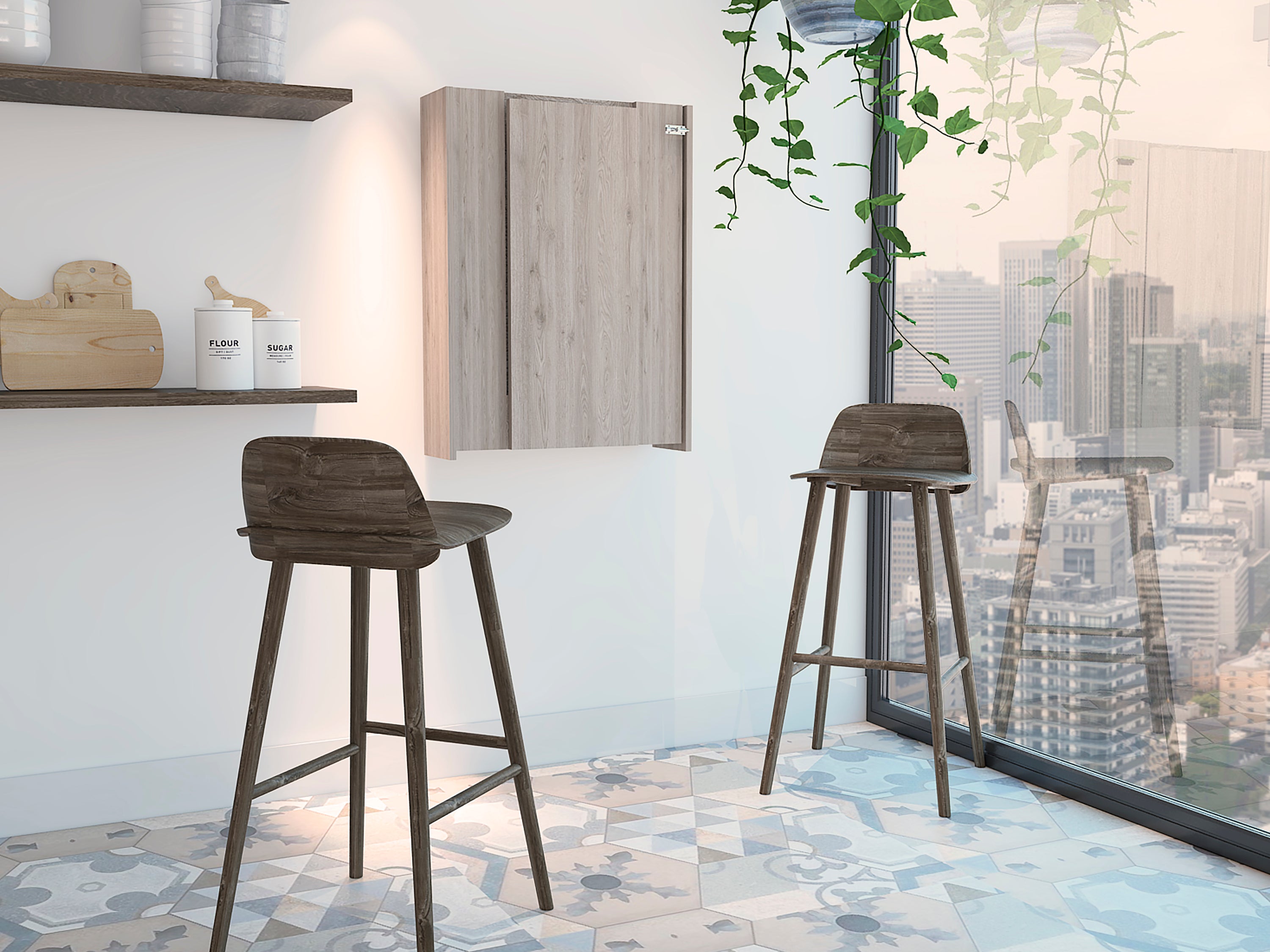 Light Grey Foldable Desk | Compact & Portable