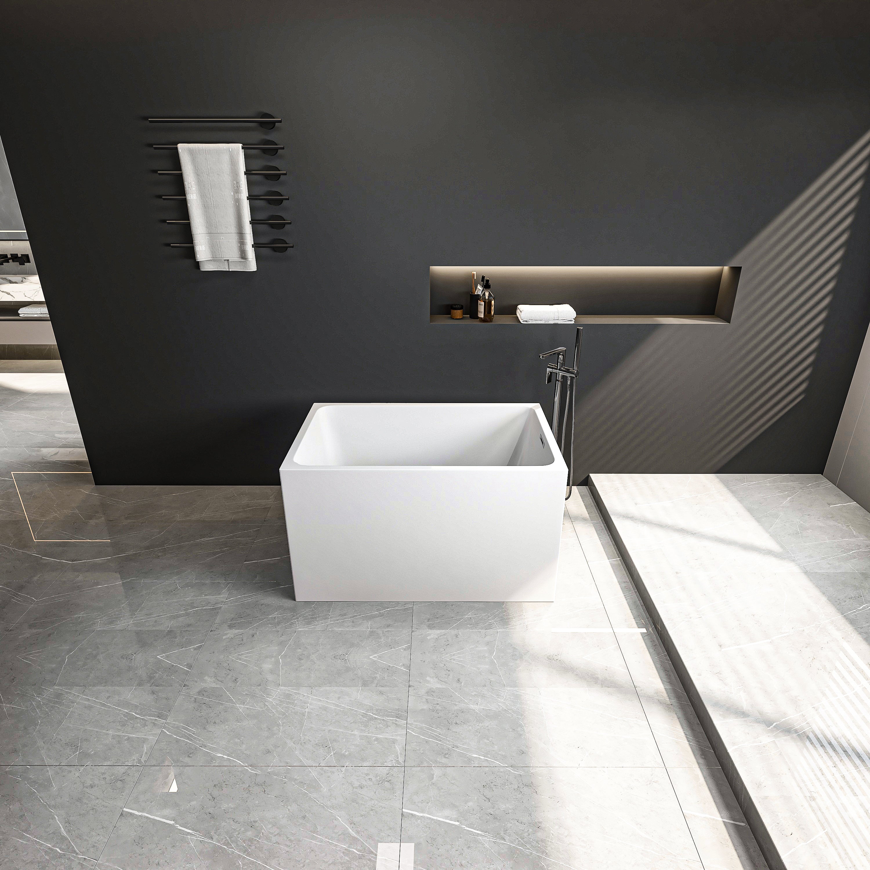 Luxury 43" Acrylic Freestanding Bathtub
