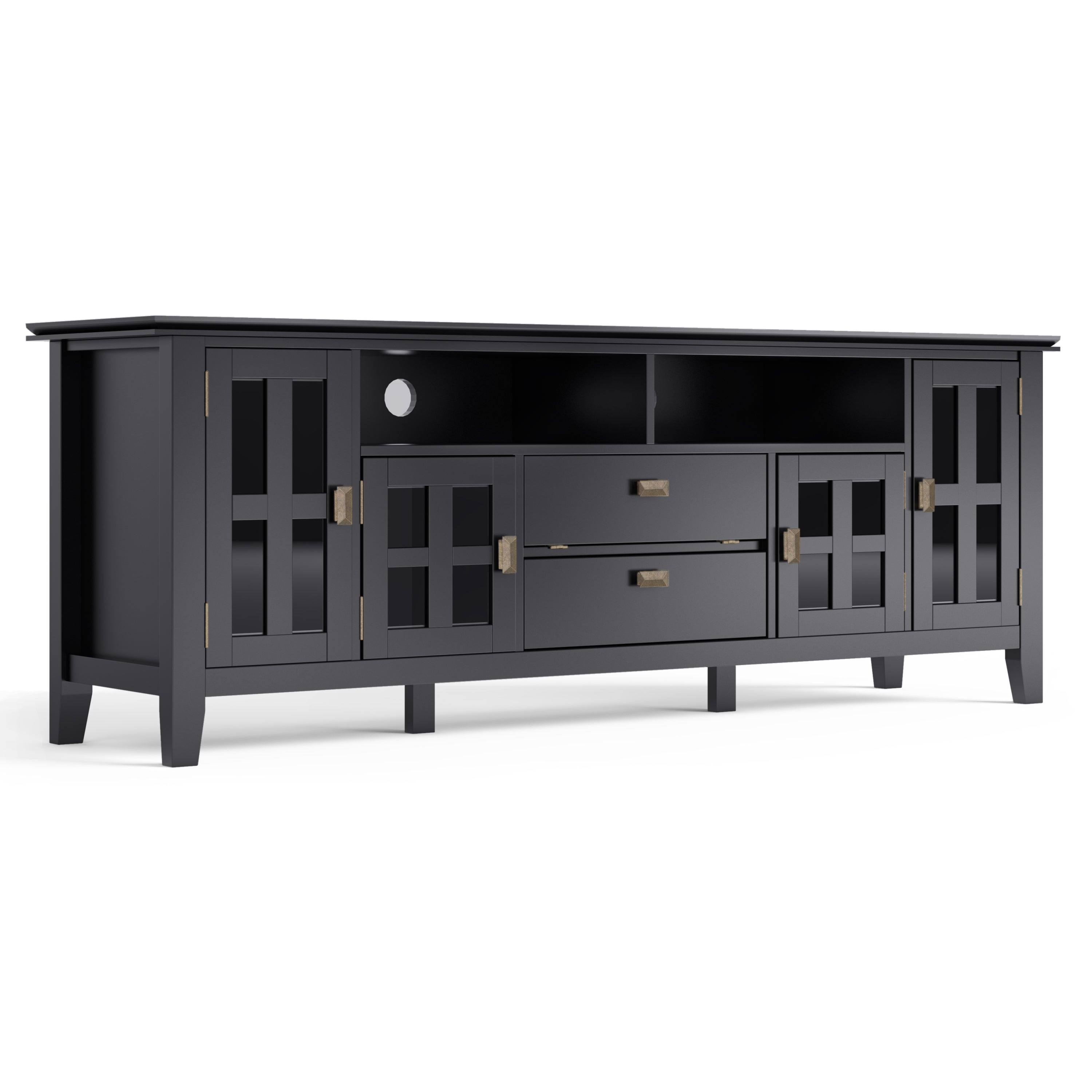 Artisan 72" TV Stand - Black Media Console