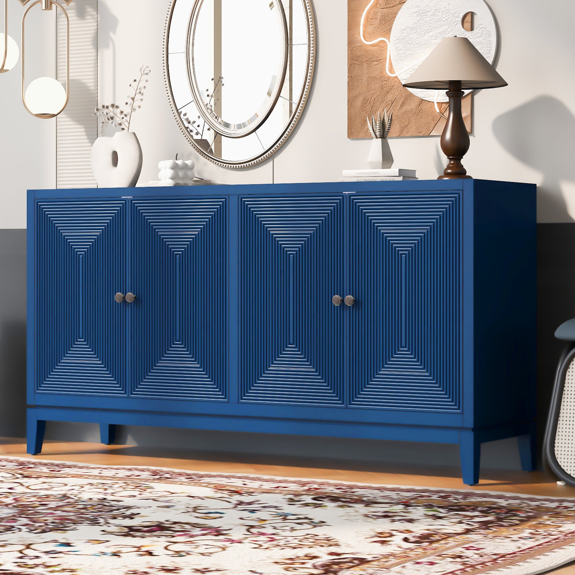 Modern Patio Storage Cabinet | Sleek Sideboard Buffet