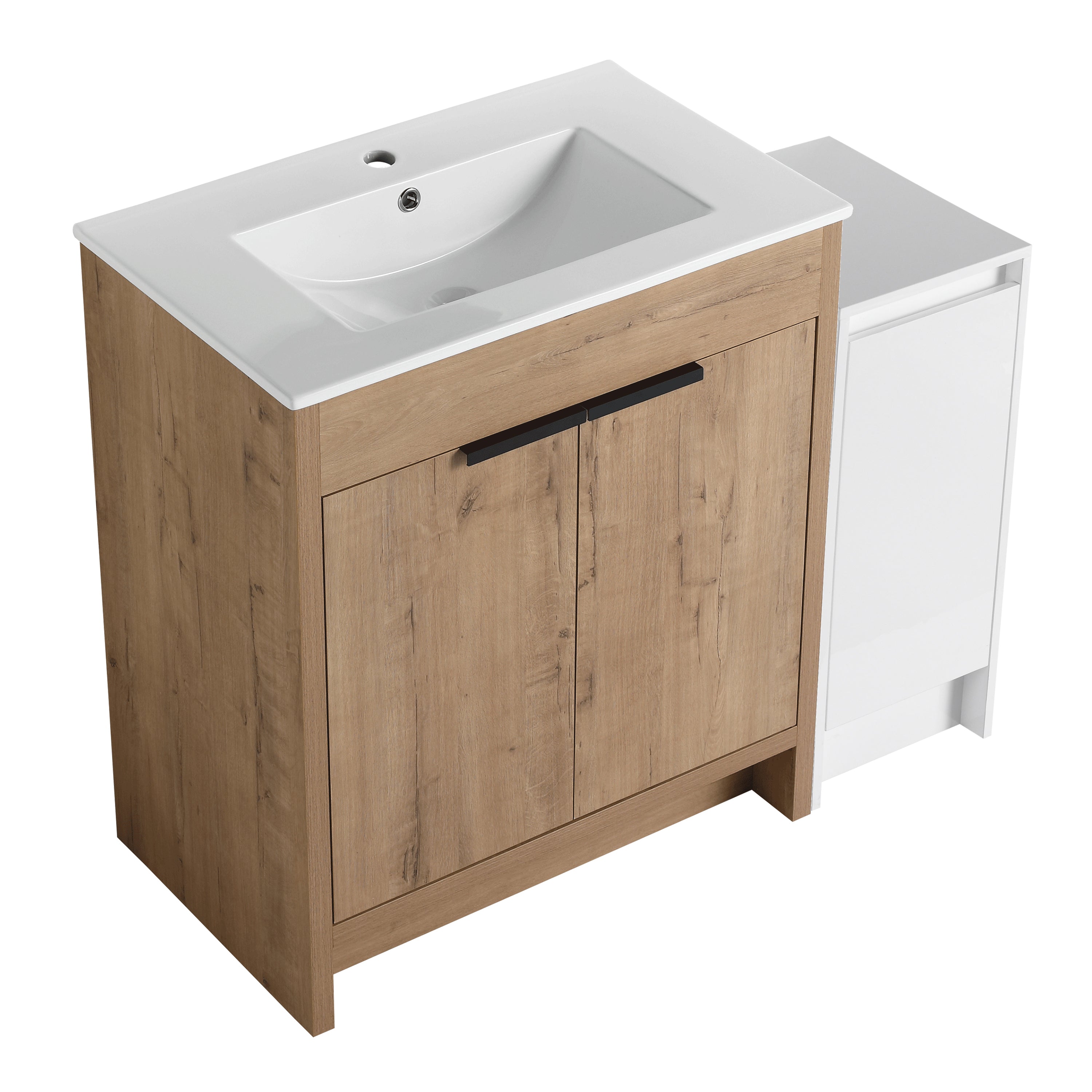 42" Bathroom Vanity with Sink & Cabinets
