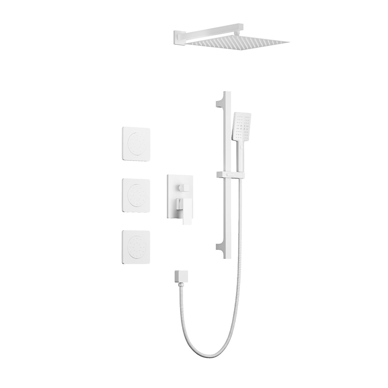Luxury Shower System: Full Body Spray & Hand Shower