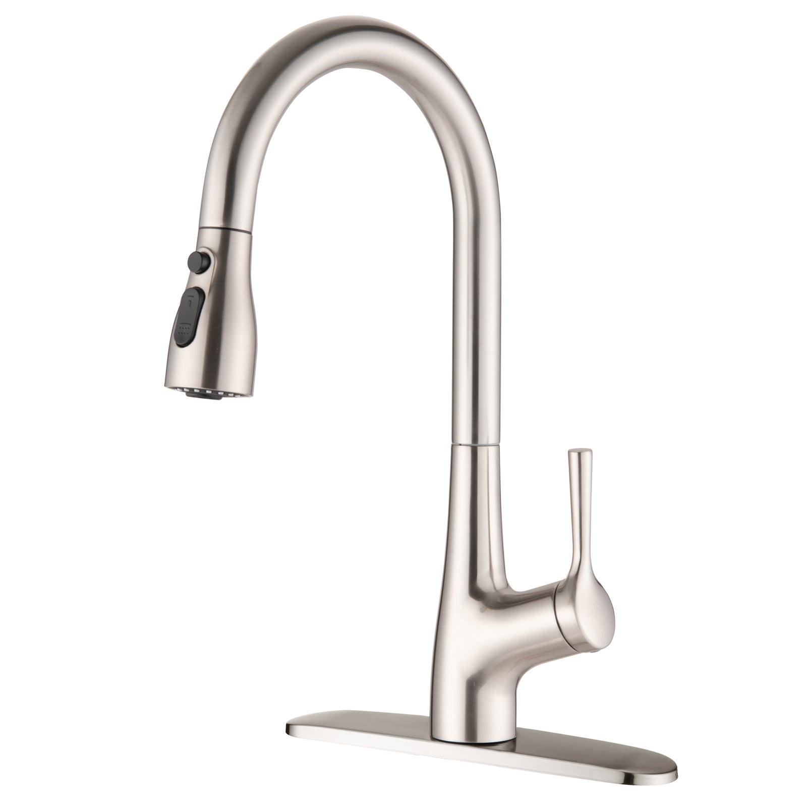 Brushed Nickel Pull-Down Kitchen Faucet