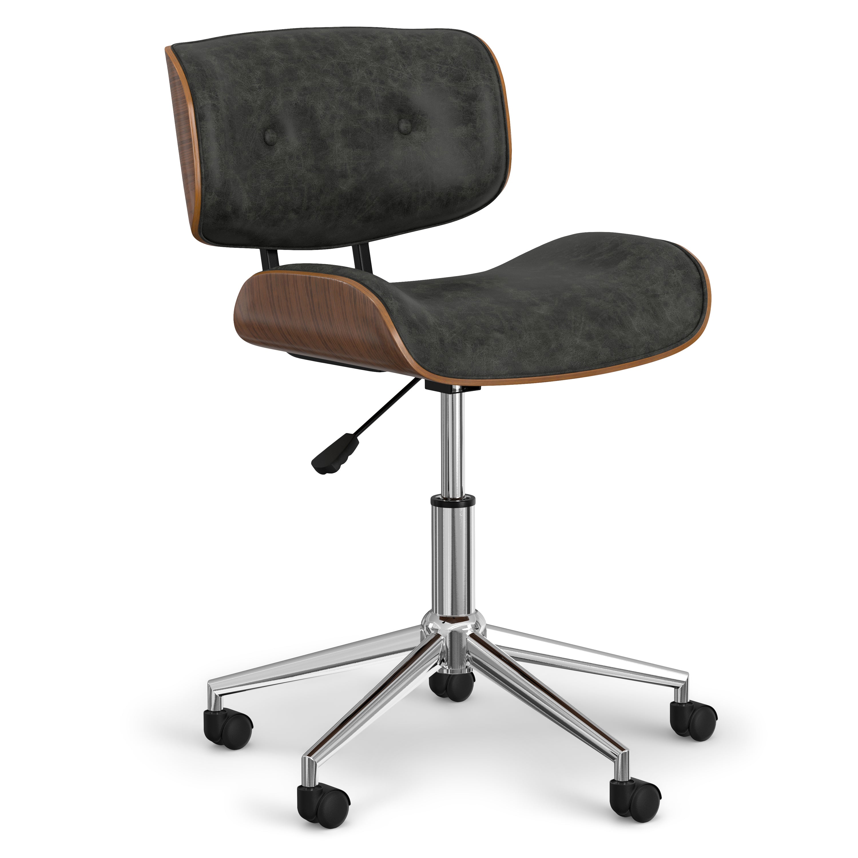 Dax Bentwood Office Chair - Distressed Slate Grey