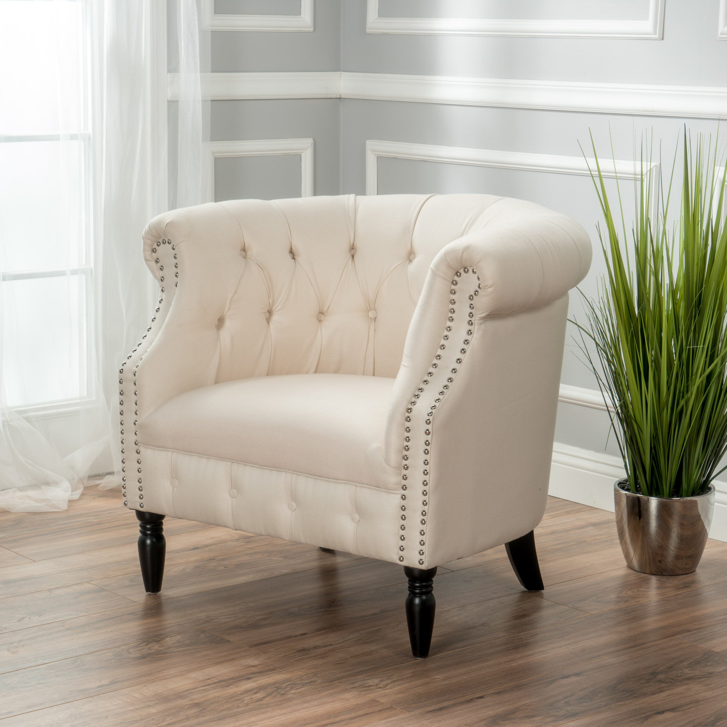 Akira Club Chair: Modern Leather Accent Chair