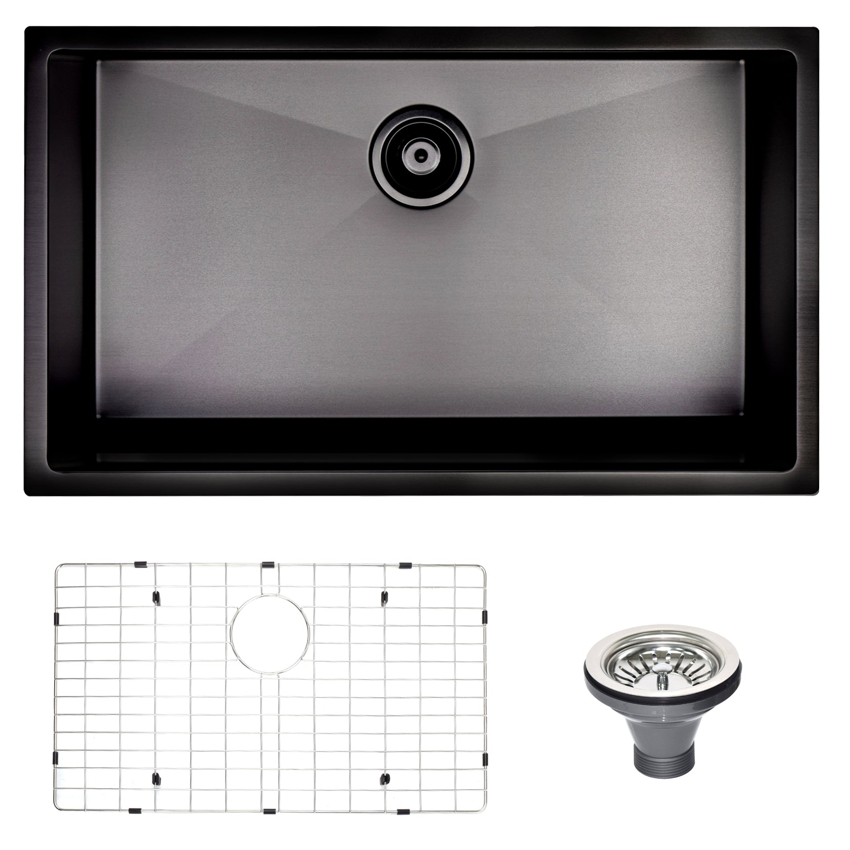 30x18 Undermount Kitchen Sink w/ Grid