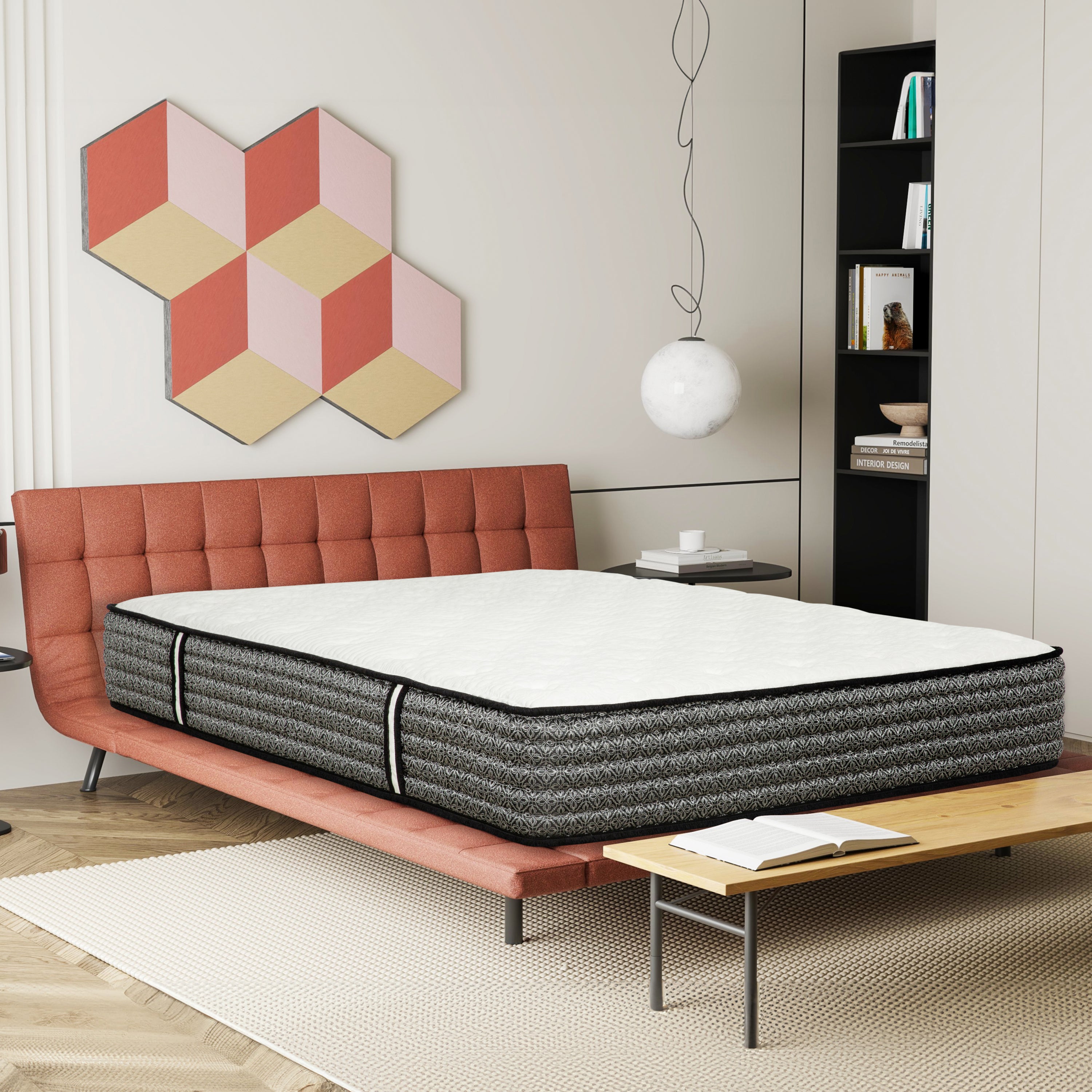 Luxury Queen Hybrid Mattress: Plush Gel Memory Foam