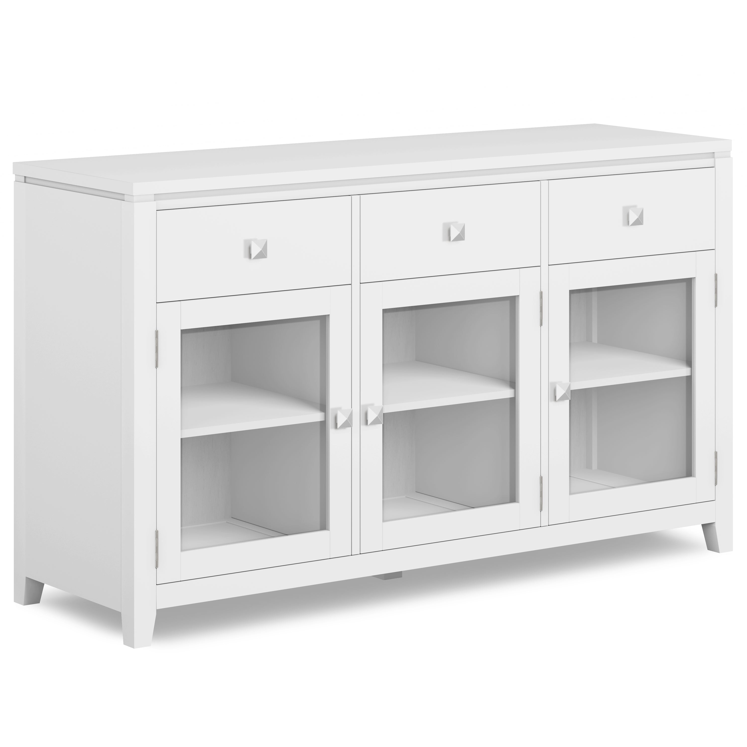 Cosmopolitan White Sideboard Buffet | Patio Furniture