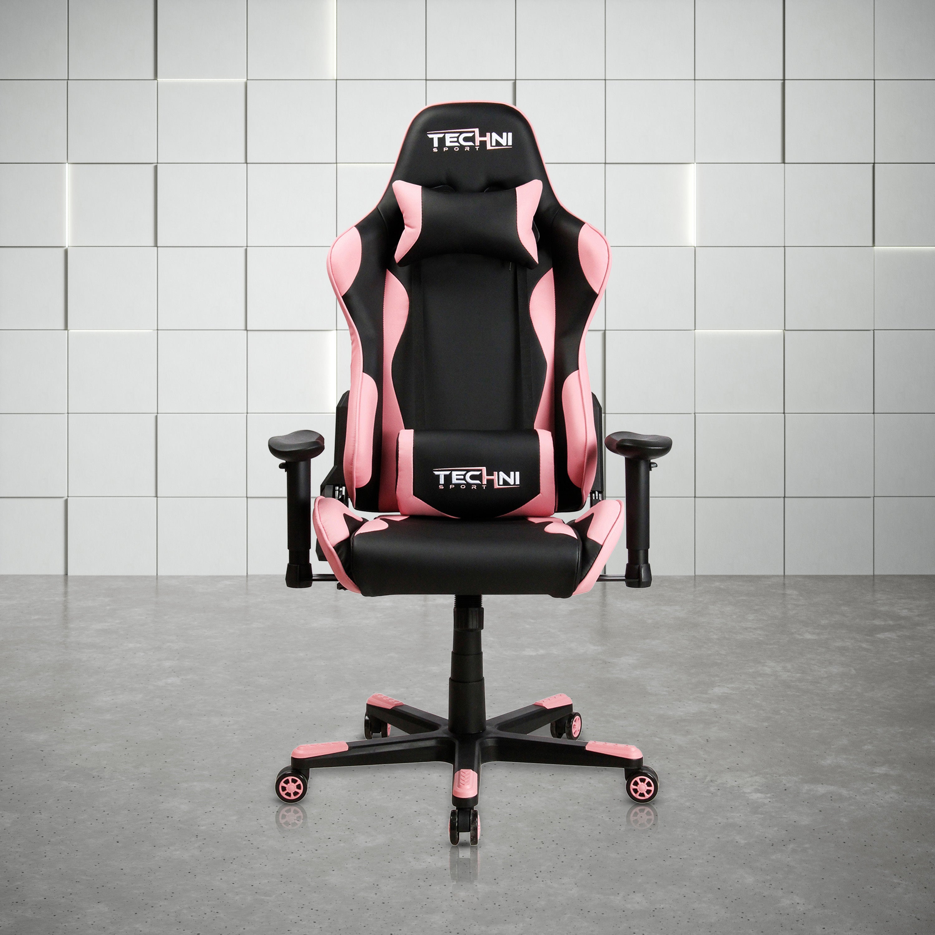 Pink Gaming Chair - Ergonomic Racer Style