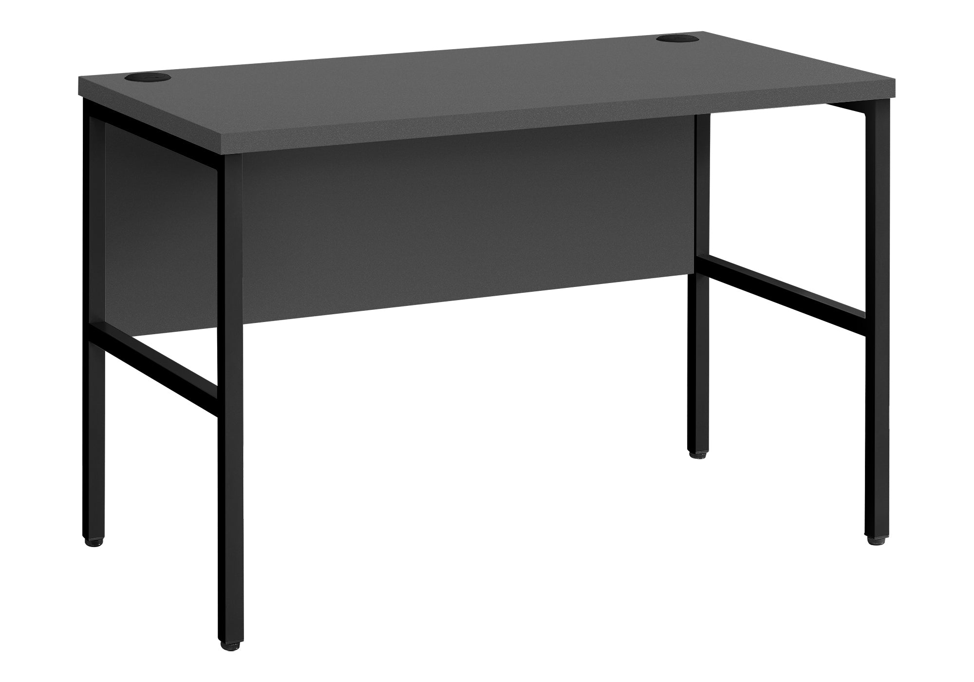 48" Grey Laminate Computer Desk | Modern Home Office Desk