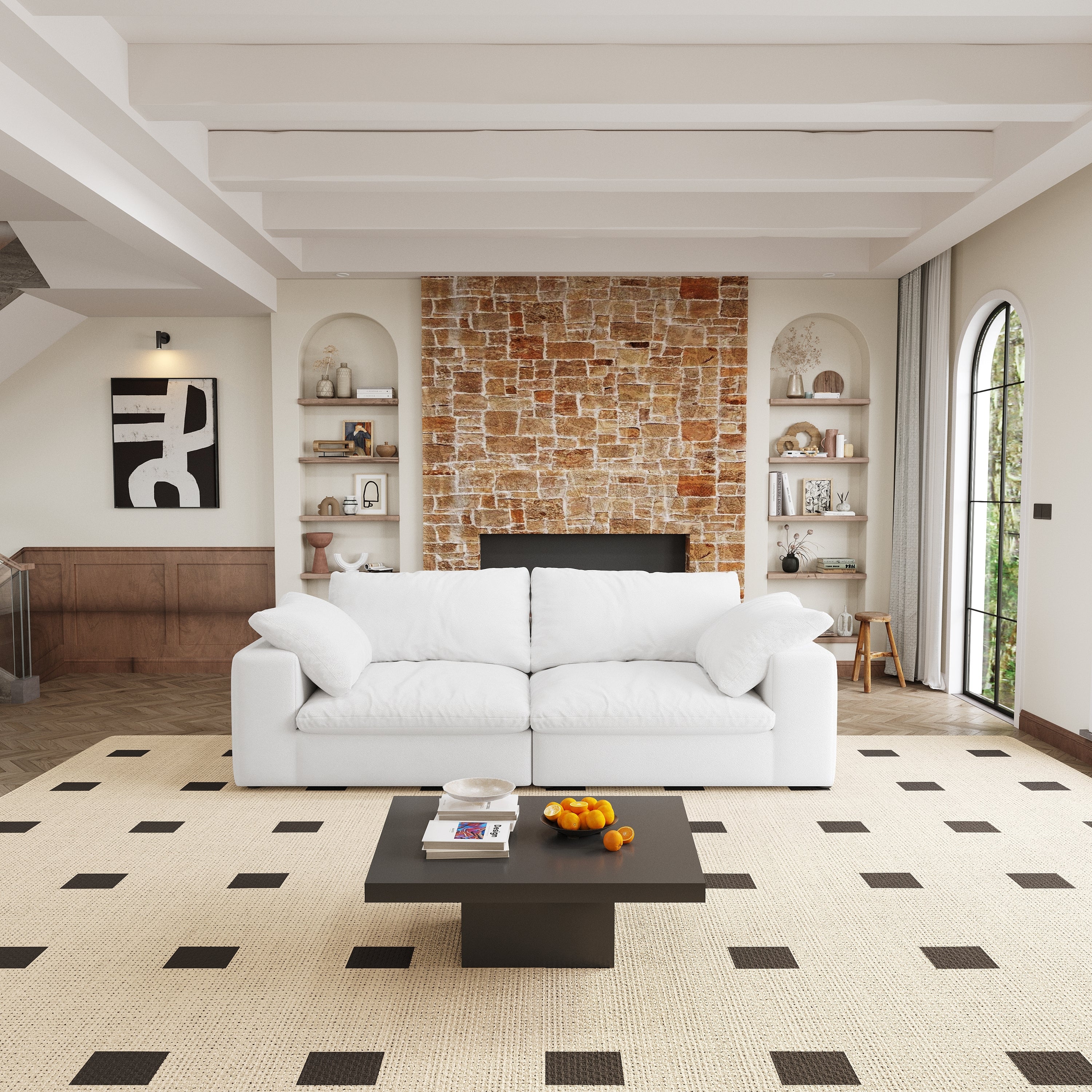 Luxury Modular Sectional Sofa: Removable Covers