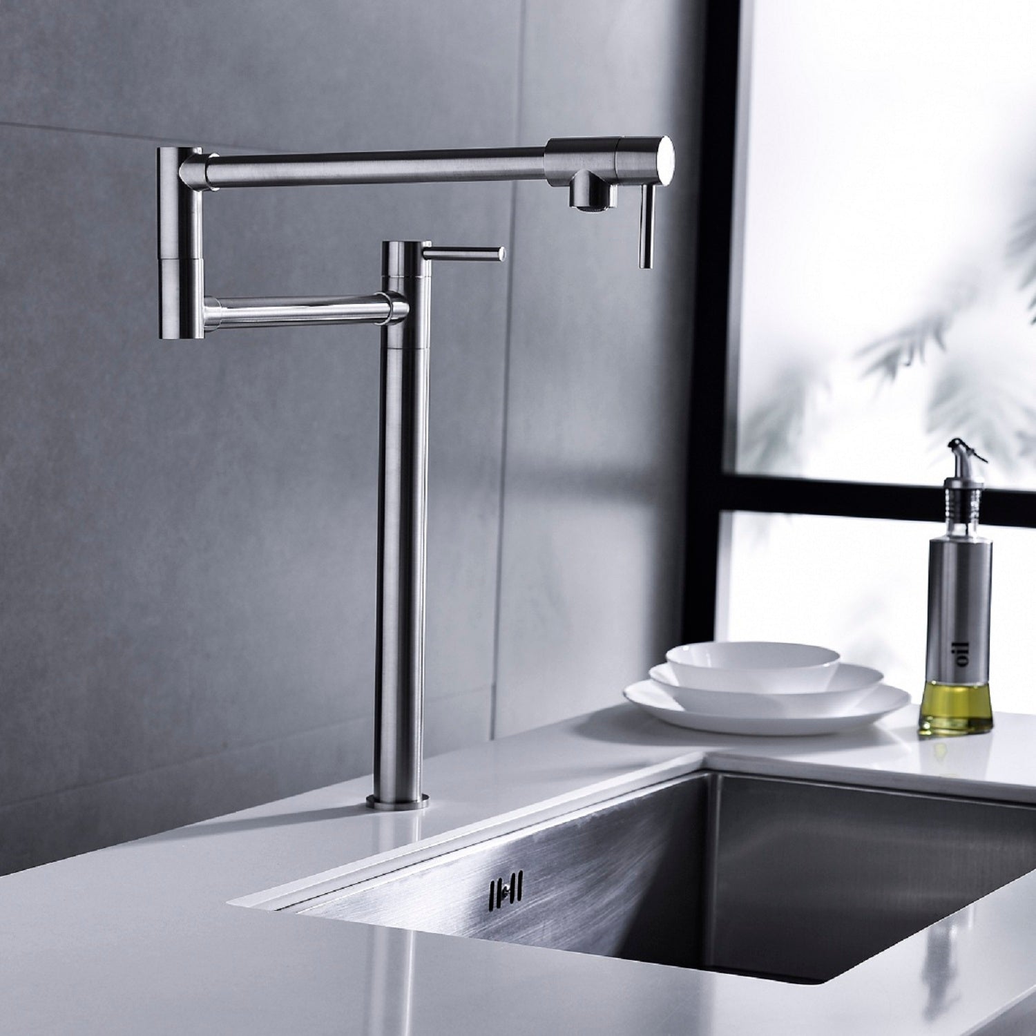 Pot Filler Faucet: Extended Reach & Style