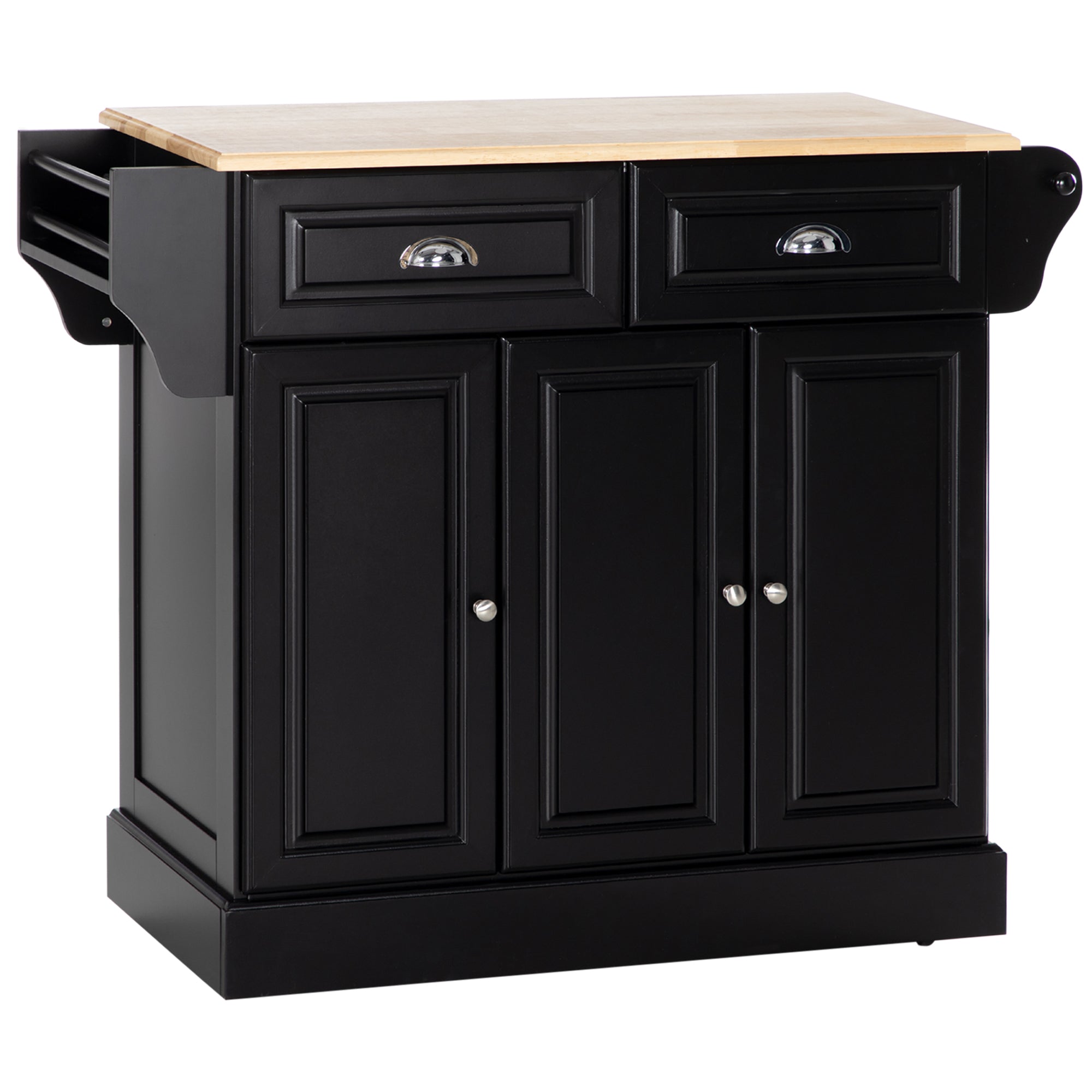 Kitchen Island: Rolling Cart w/ Storage