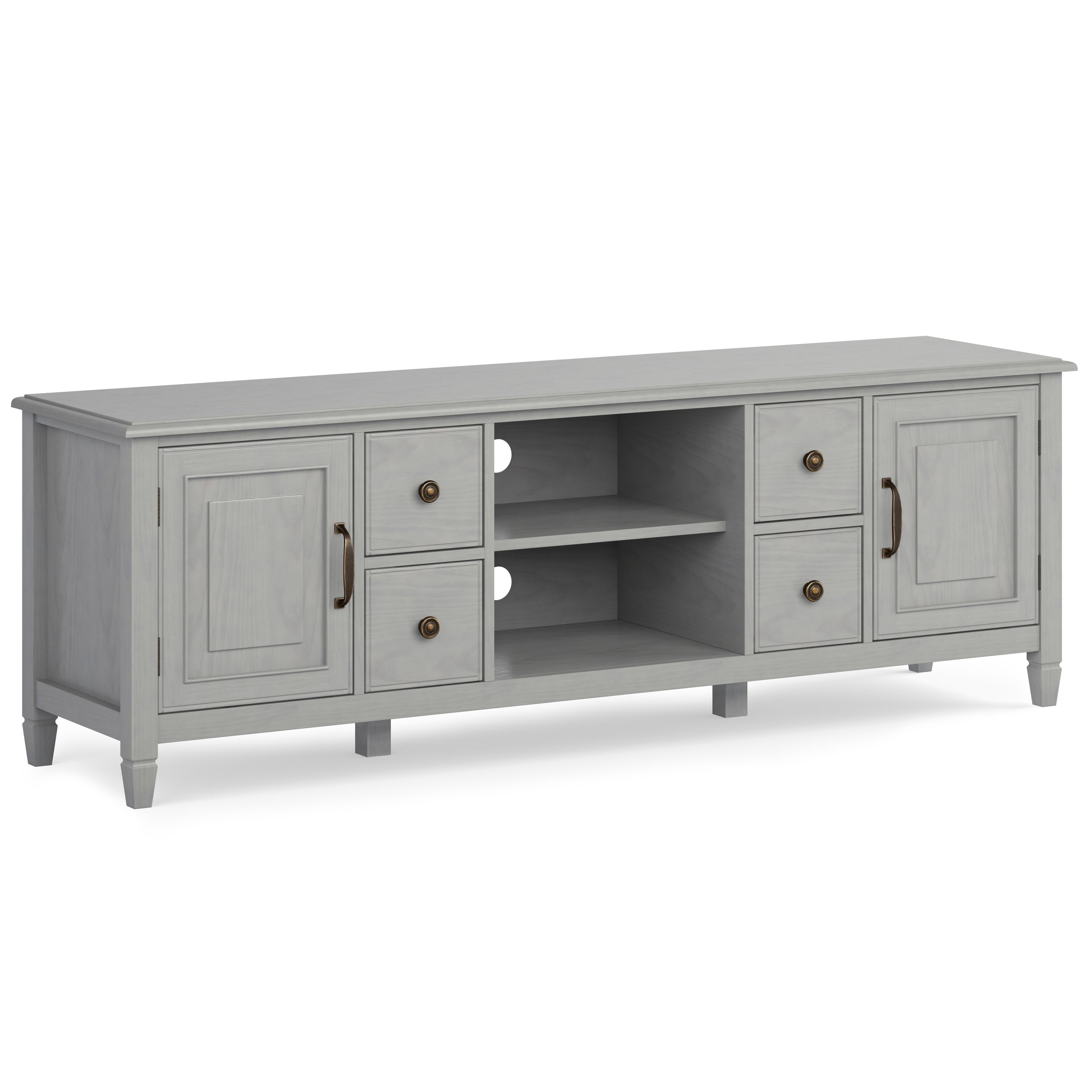 Connaught 72" TV Stand - Fog Gray