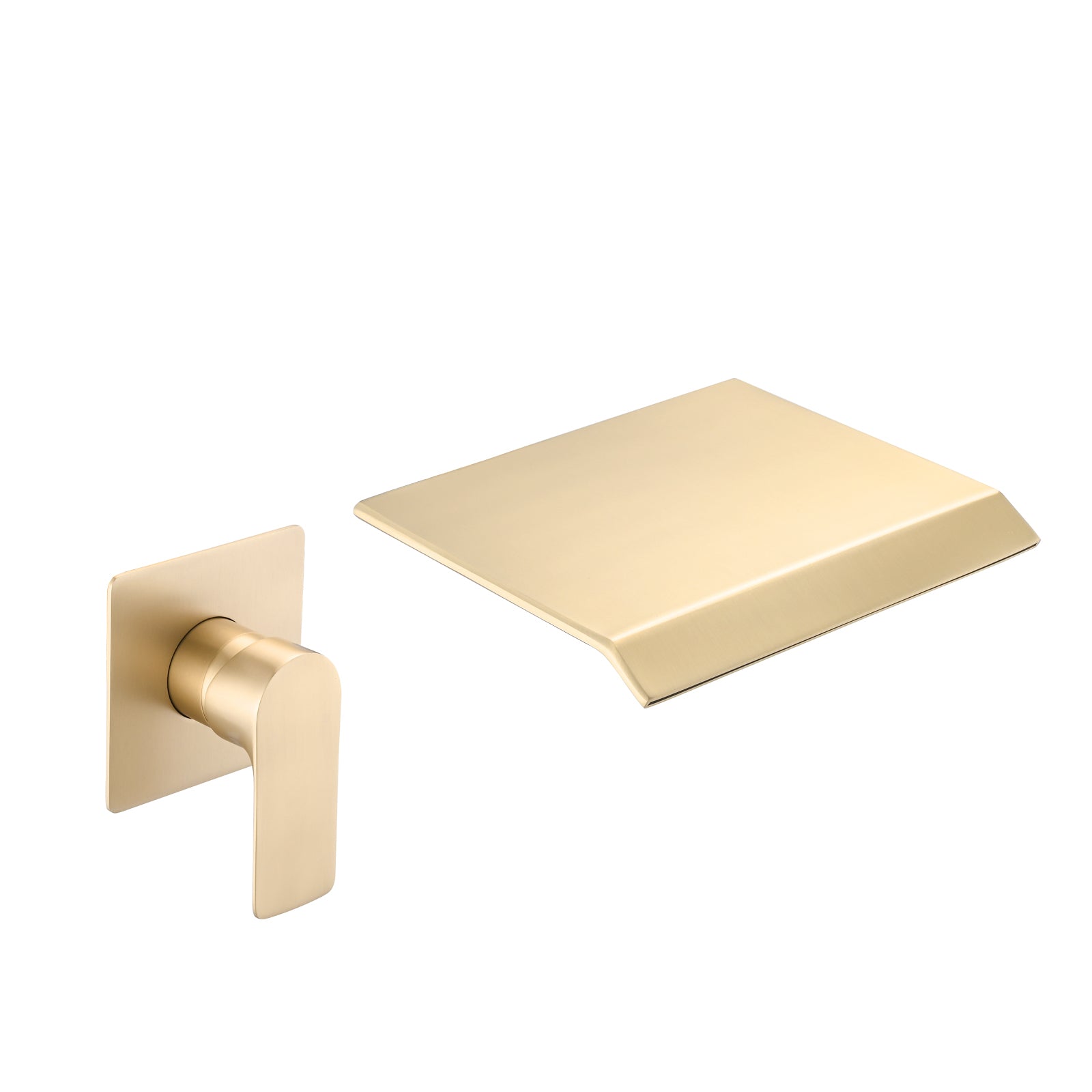 Waterfall Wall Mount Tub Faucet: Modern Design