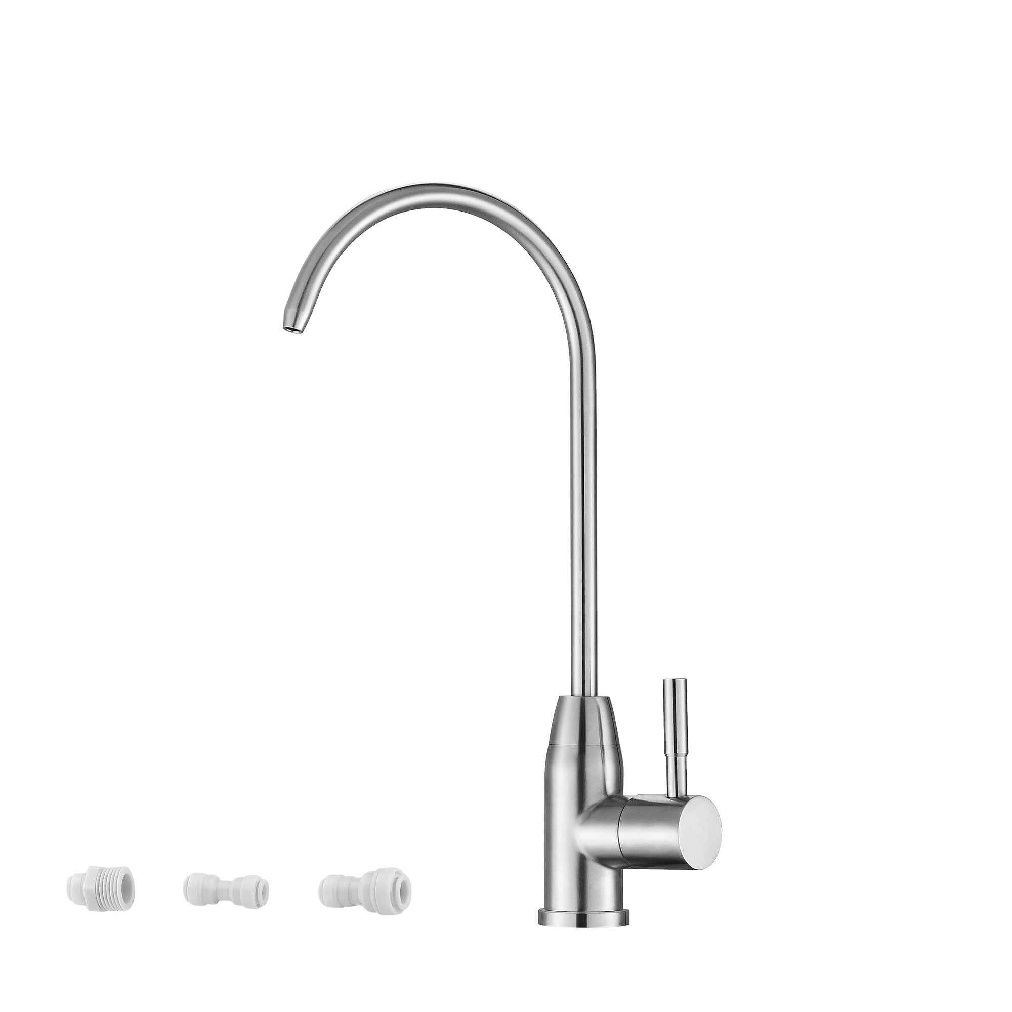 Lead-Free Brushed Nickel Faucet: Pure Water