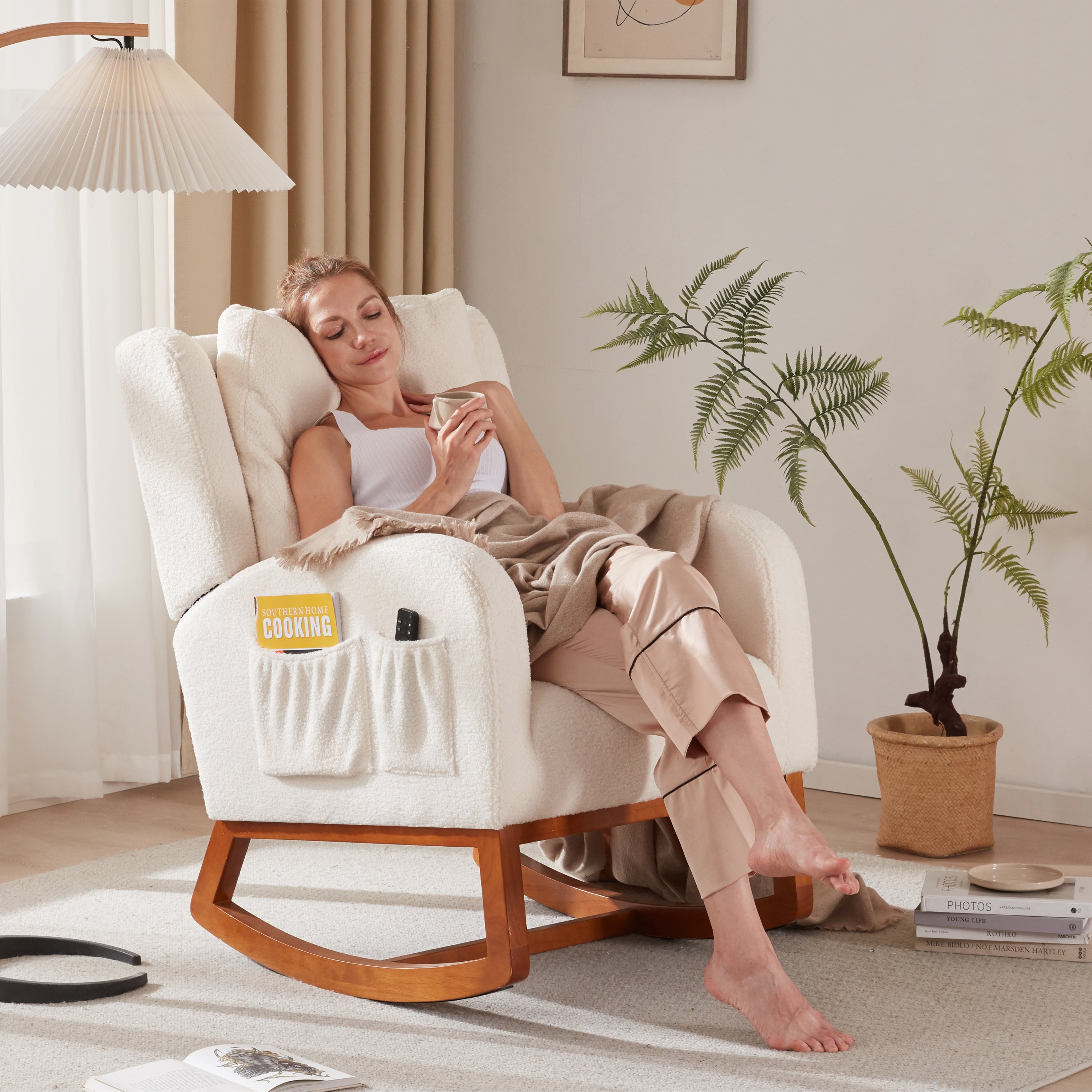 Modern Rocking Chair | Nursery Glider & Accent Chair