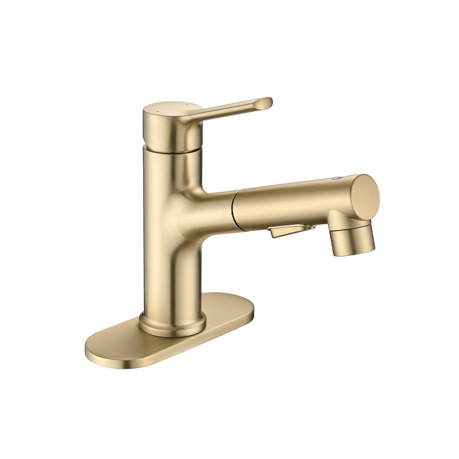 Brushed Gold Pull-Down Kitchen Faucet