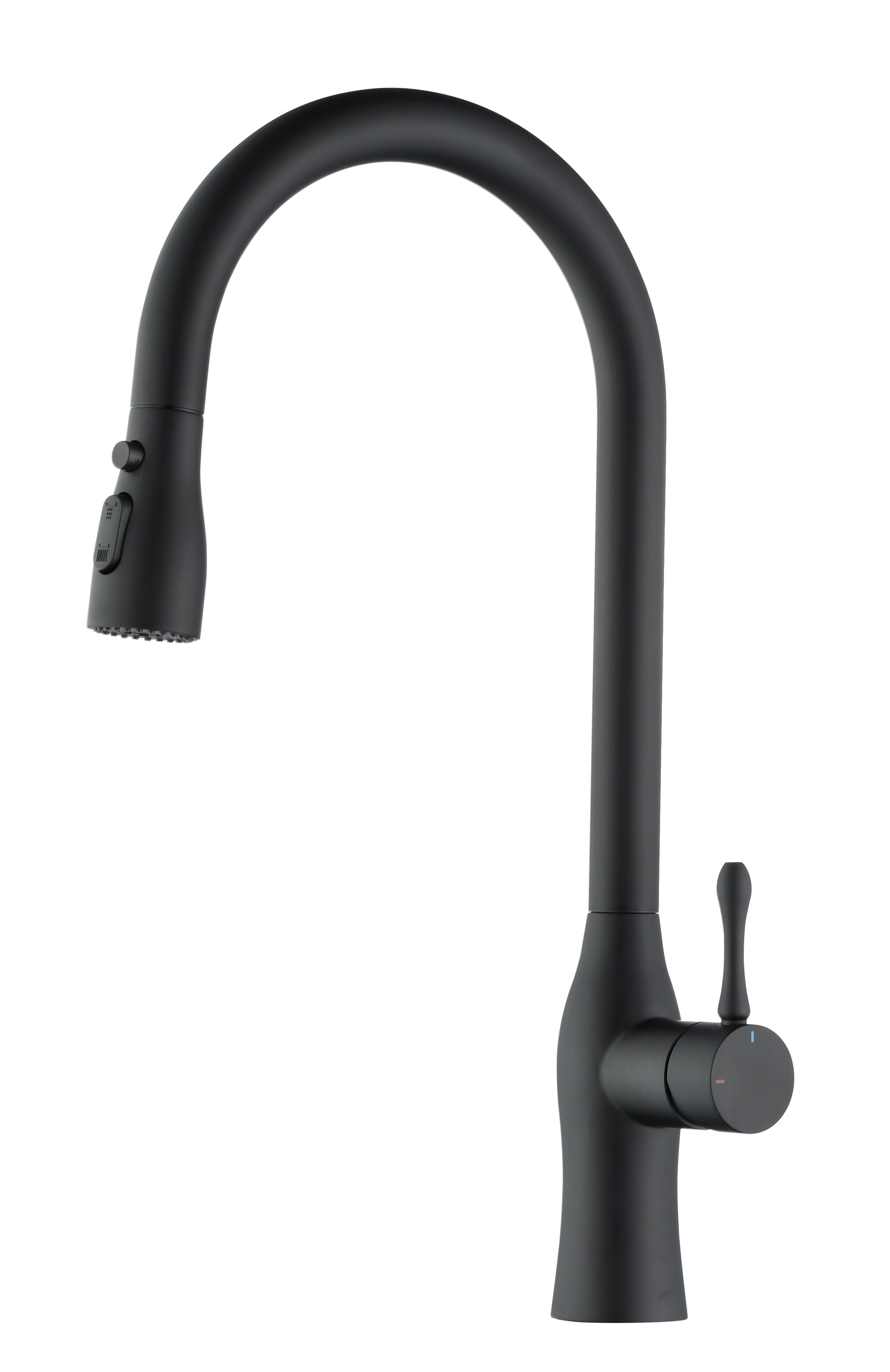 Matte Black Pull-Down Kitchen Faucet