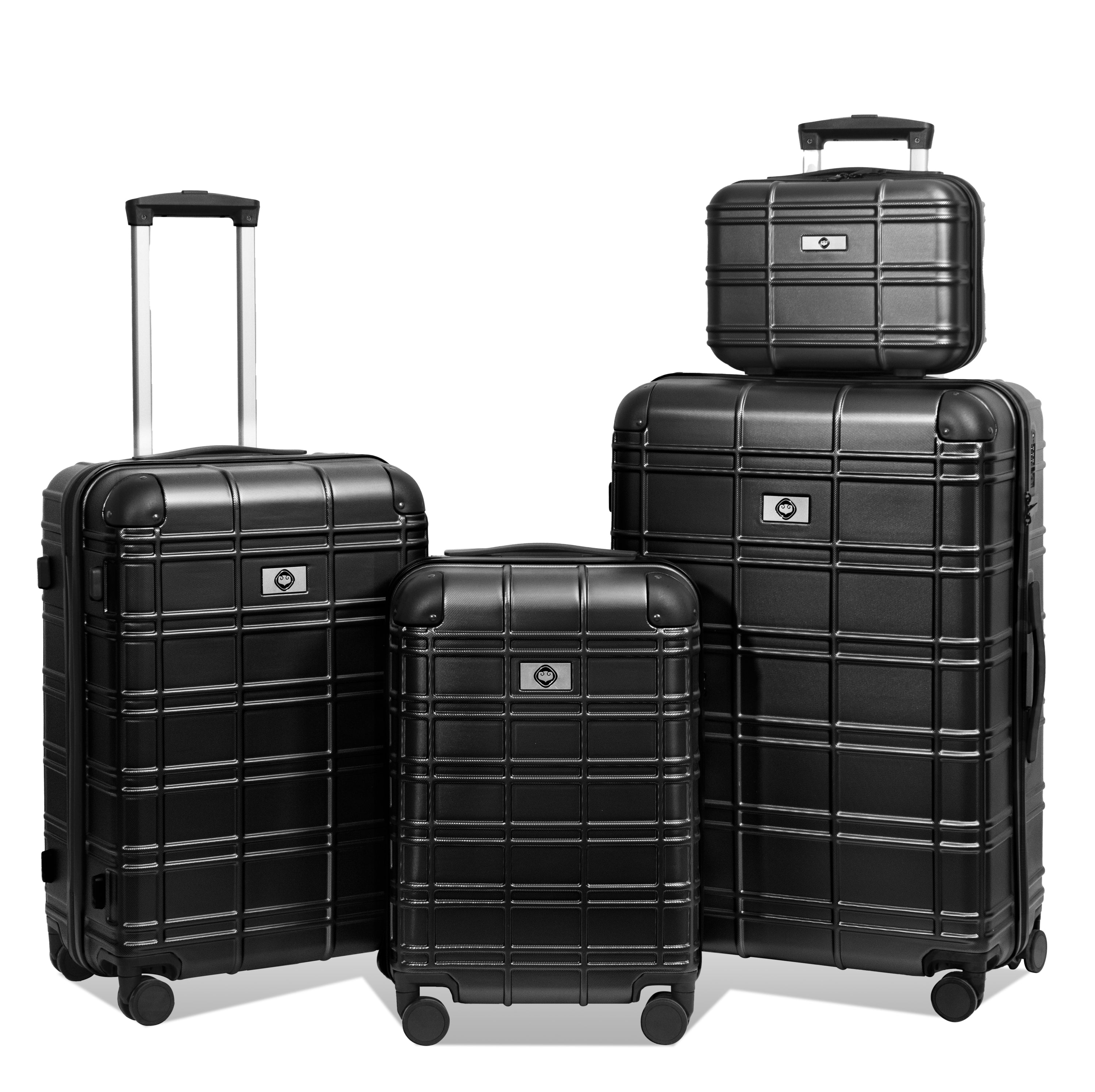 Lightweight ABS+PC Luggage Set w/ TSA Lock