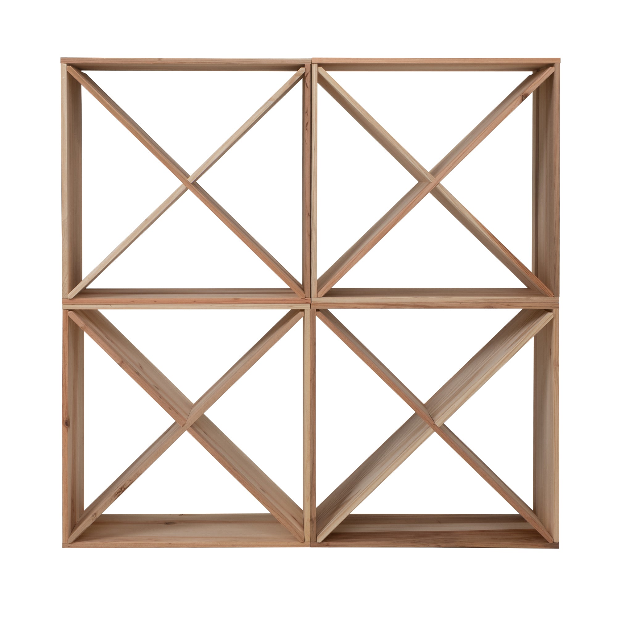 Stackable Wine Rack: 24 Bottle Modular Cube