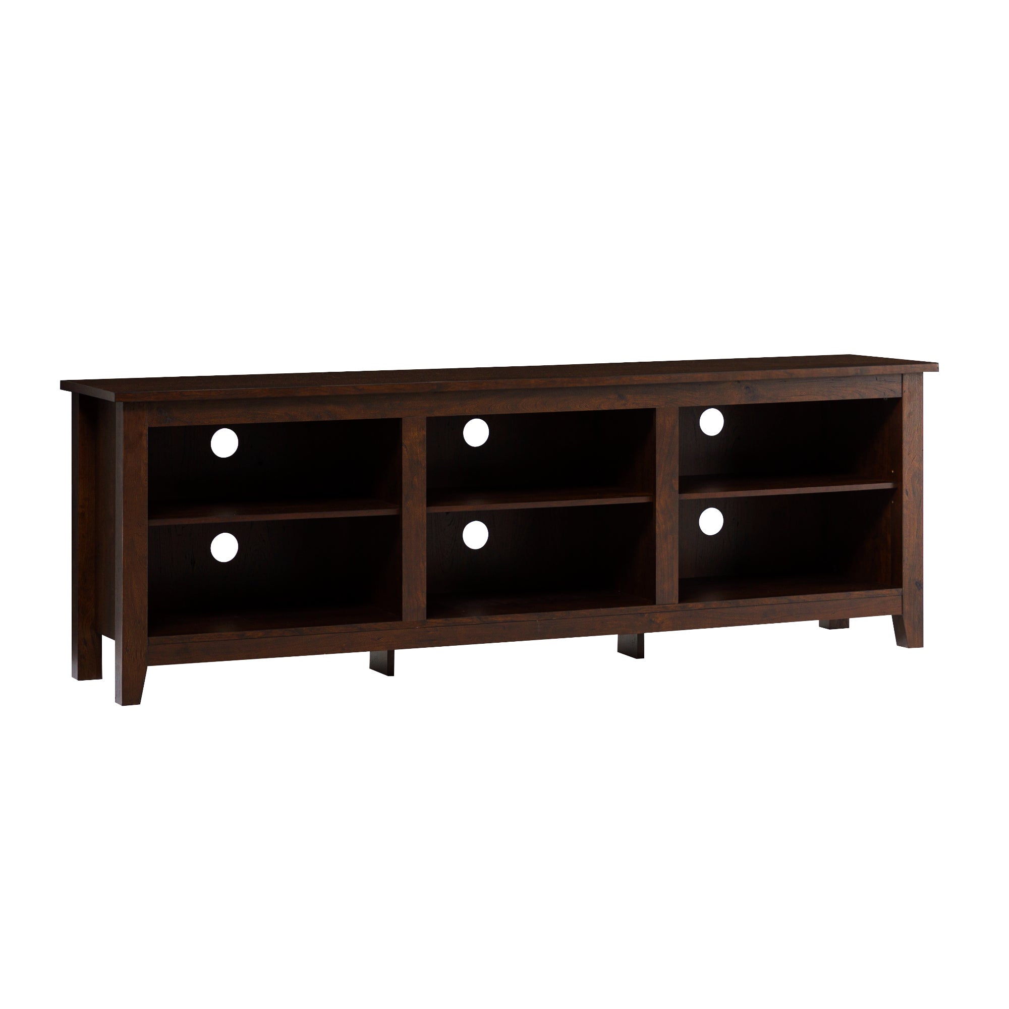Modern 70" TV Stand for 80" TVs | 3-Shelf O