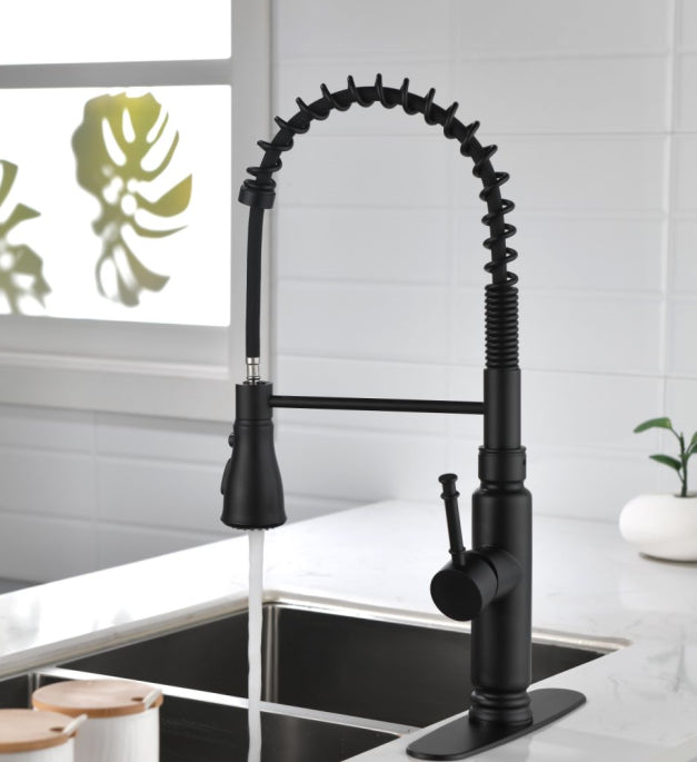 Pull-Down Kitchen Faucet: Touchless Sprayer