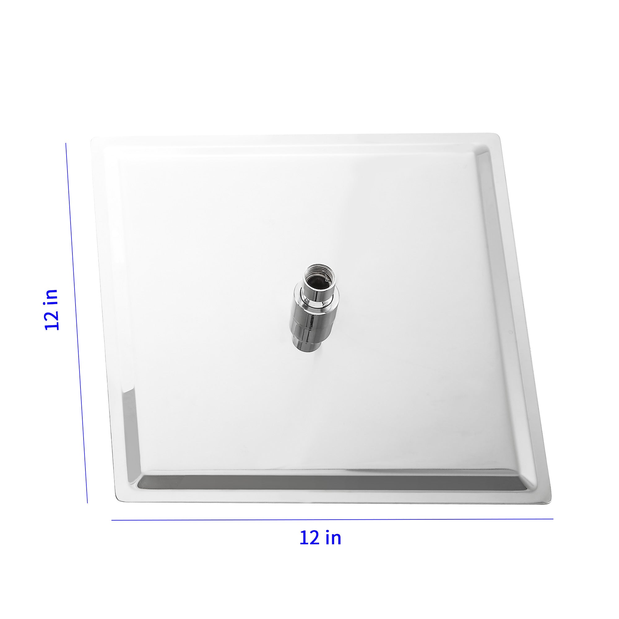 12" Chrome Square Rain Shower Head