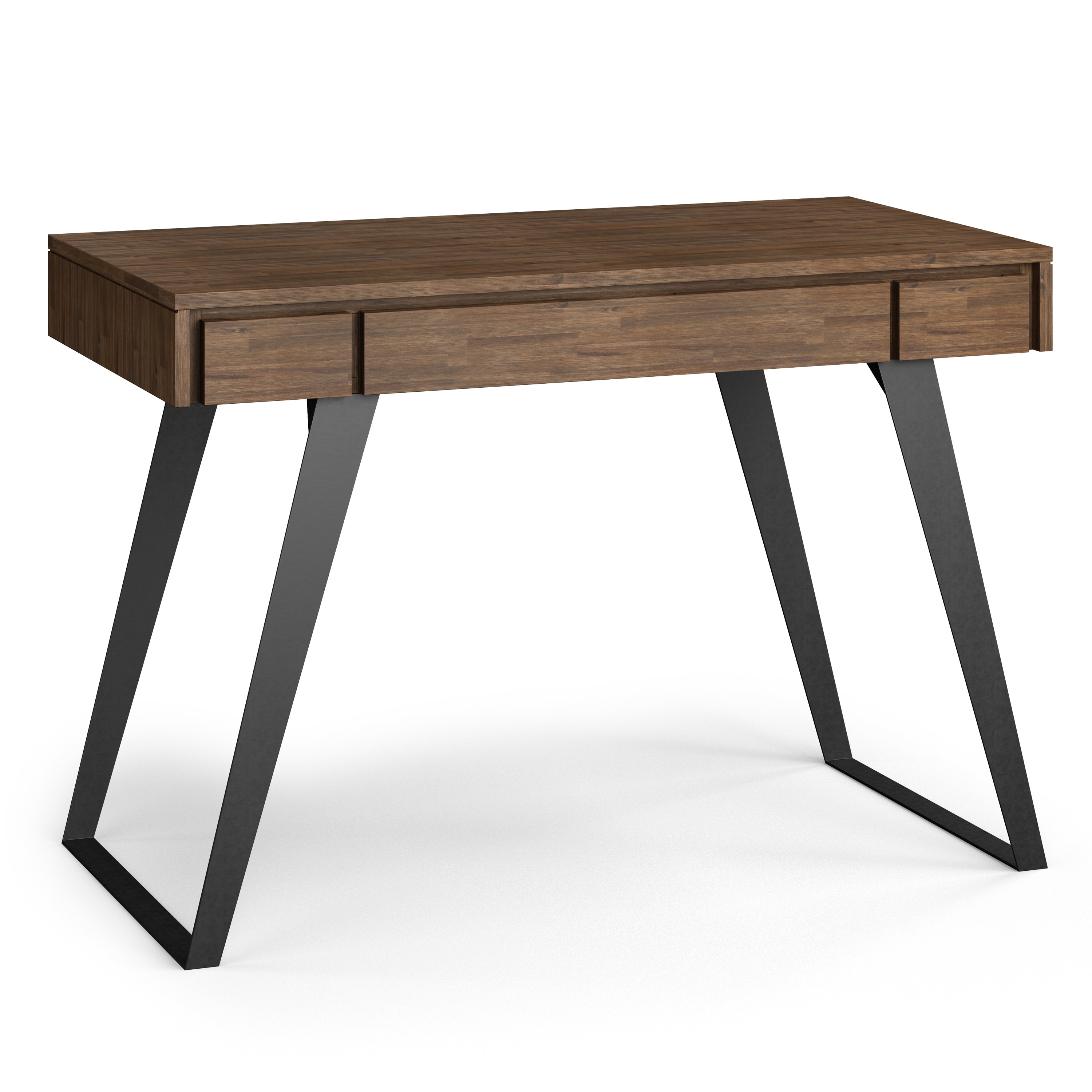 Lowry Small Desk - Rustic Natural Aged Brown